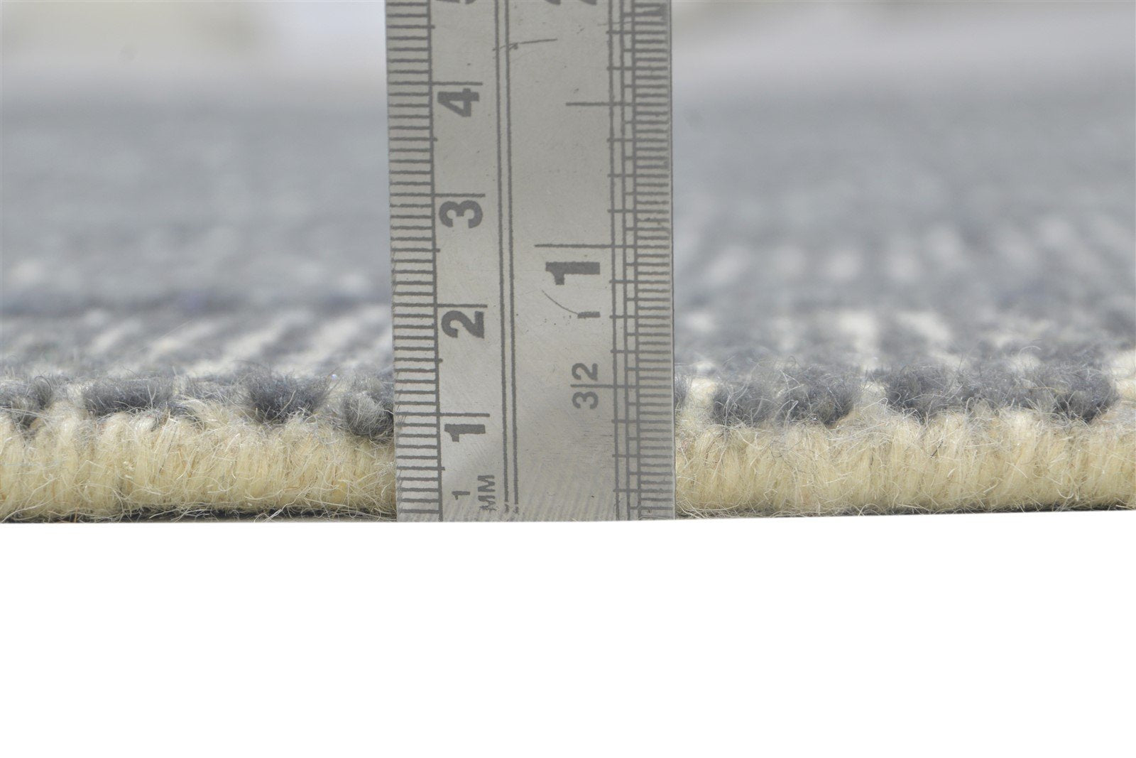 Dark Grey Wool Rug 5' X 6' Modern Handloom Moroccan Geometric Room Size Carpet 7864152359061