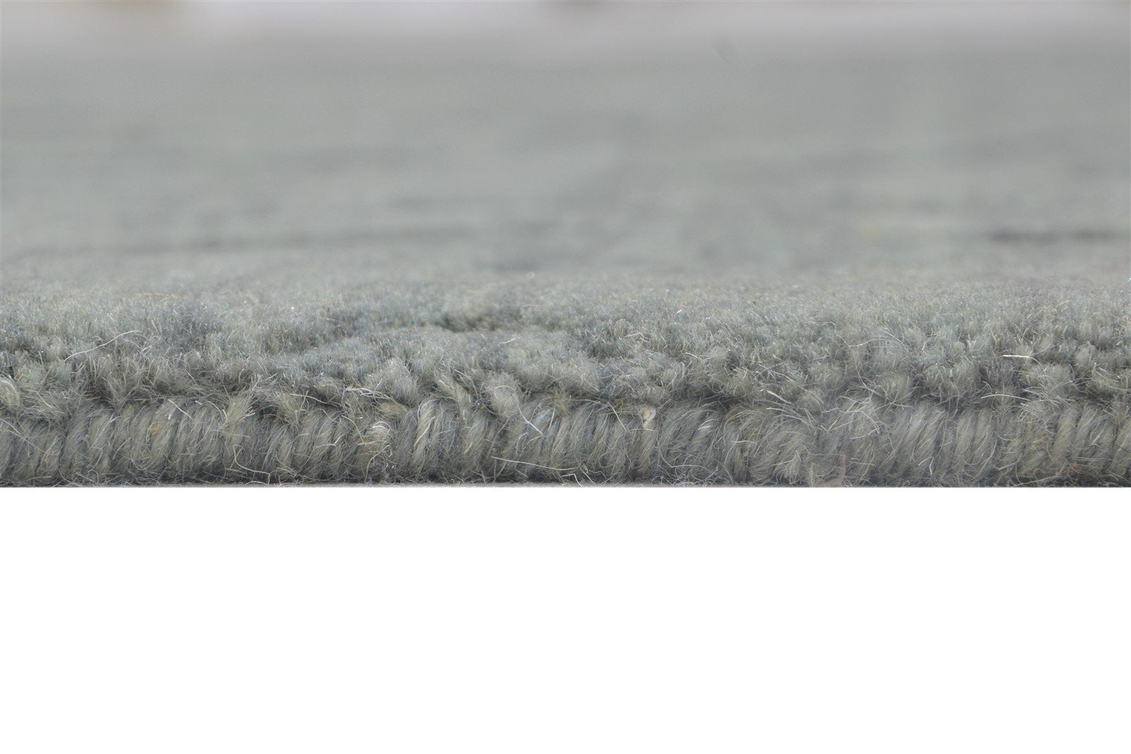 Dark Grey Wool Rug 5' X 8' Modern Handloom French Floral Room Size Carpet 7864428200085
