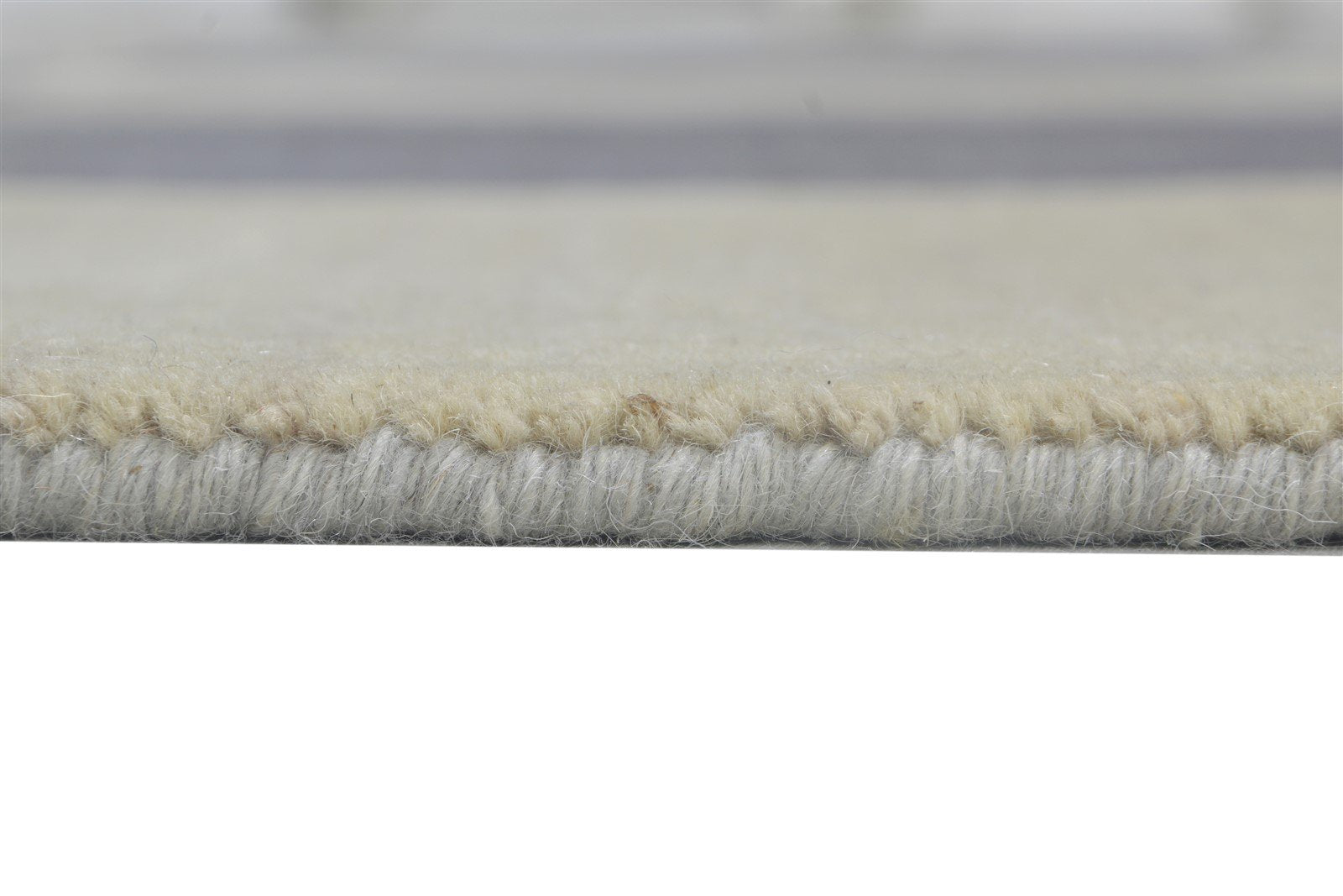 Dark Grey Wool Rug 5X8 Modern Handloom Scandinavian Geometric Room Size Carpet 7864165302421