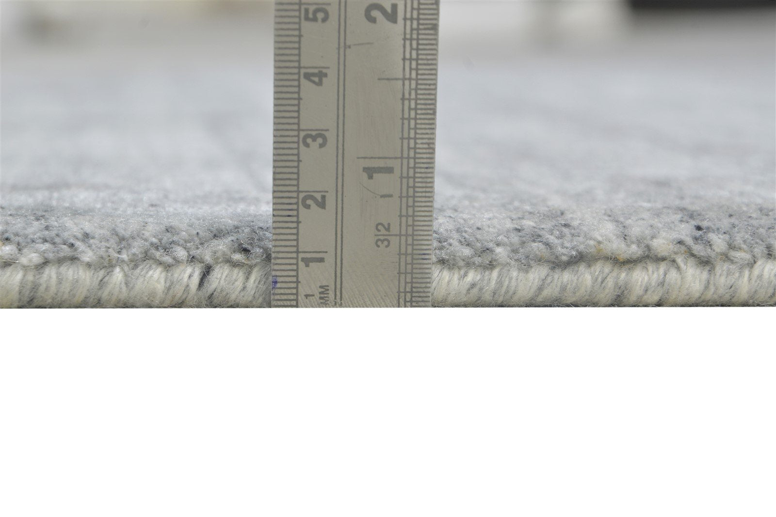 Dark Grey Wool / Silk Rug 5' X 6' Modern Handloom Indian Solid Room Size Carpet 7864513101973