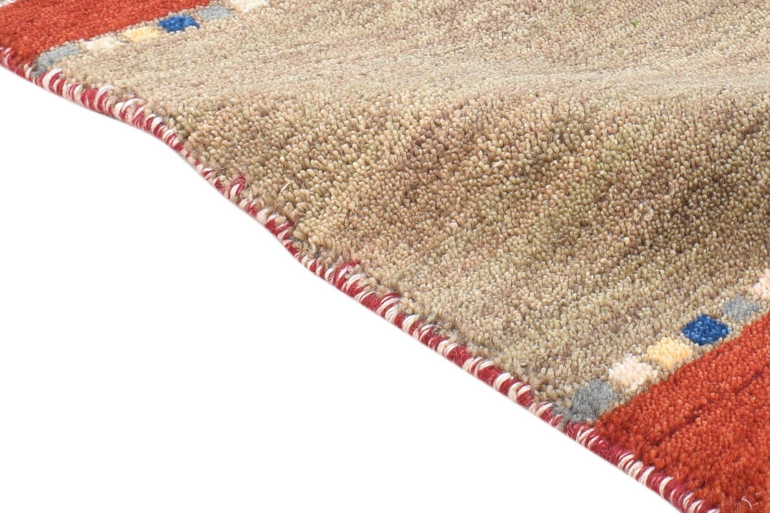 Dedie Wool Brown Rug 1' X 2' Persian Hand Knotted Southwestern Tribal   7865186648213