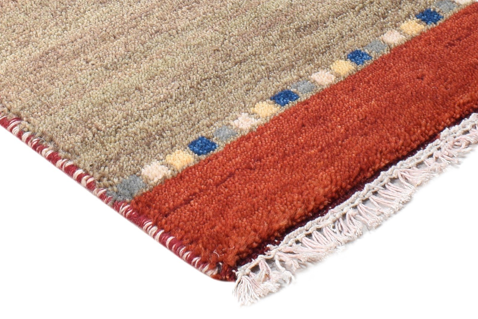 Dedie Wool Brown Rug 1' X 2' Persian Hand Knotted Southwestern Tribal   7865186648213