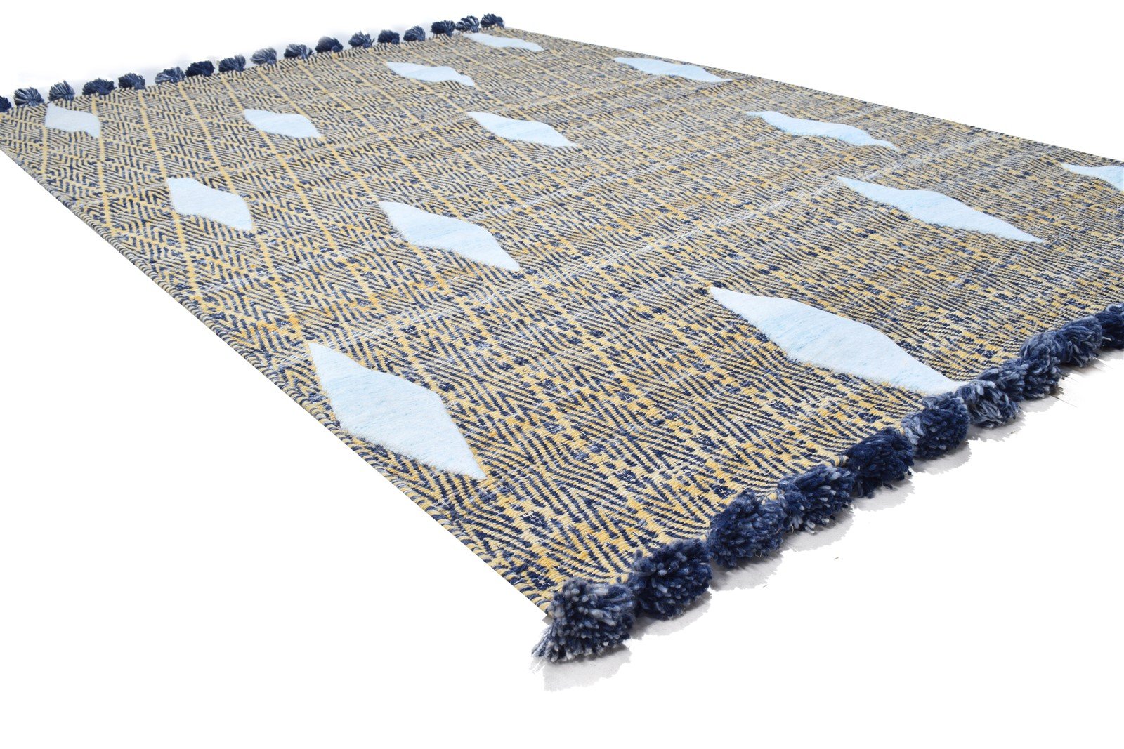 Deeanne Pet Yarn Brown Rug 5X8 Modern Jacquard Loom Moroccan Diamond 7864164974741