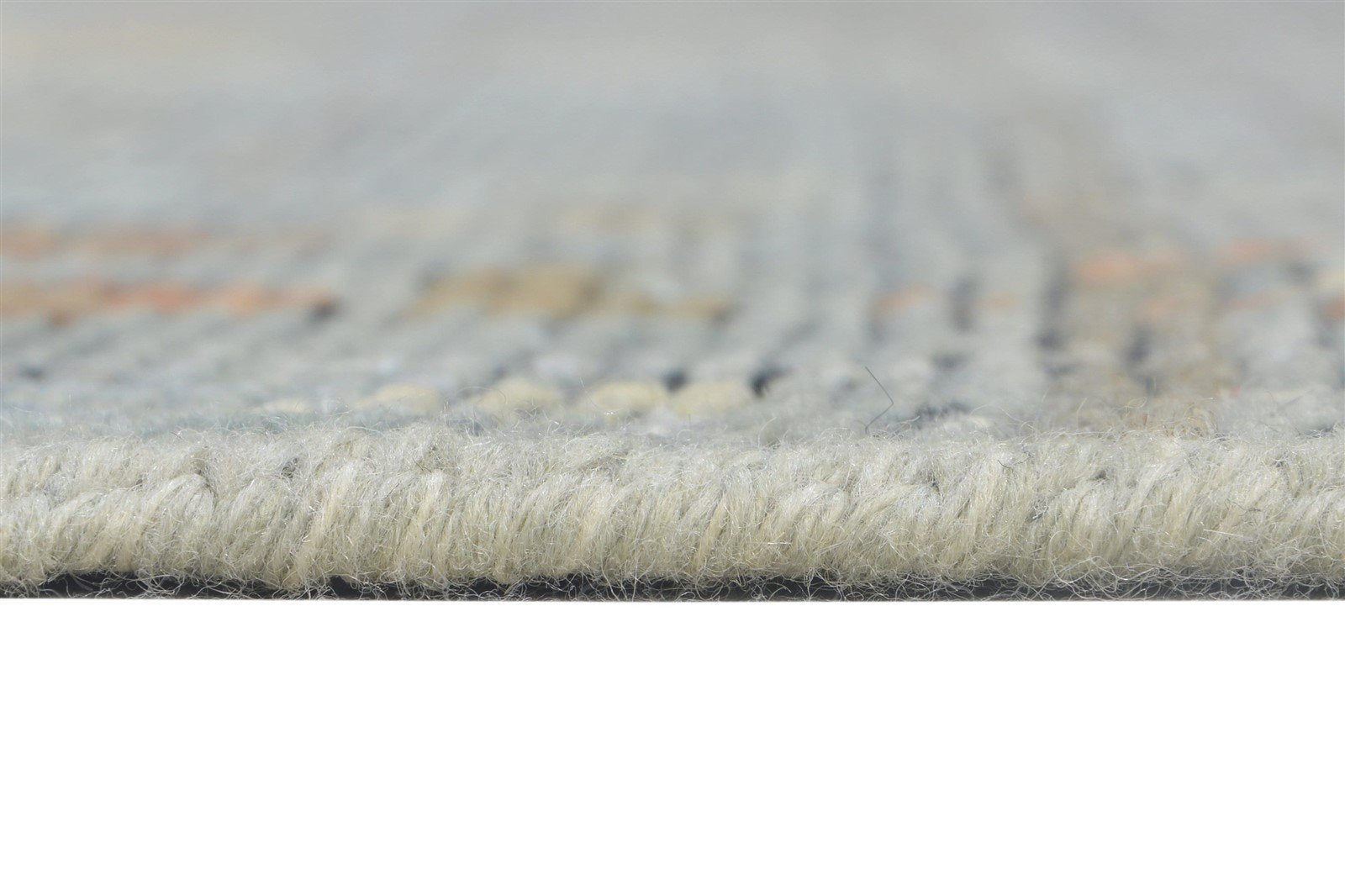 Dennis Wool Gray Hand-Knotted Oushak Persian Rug 8881898455189