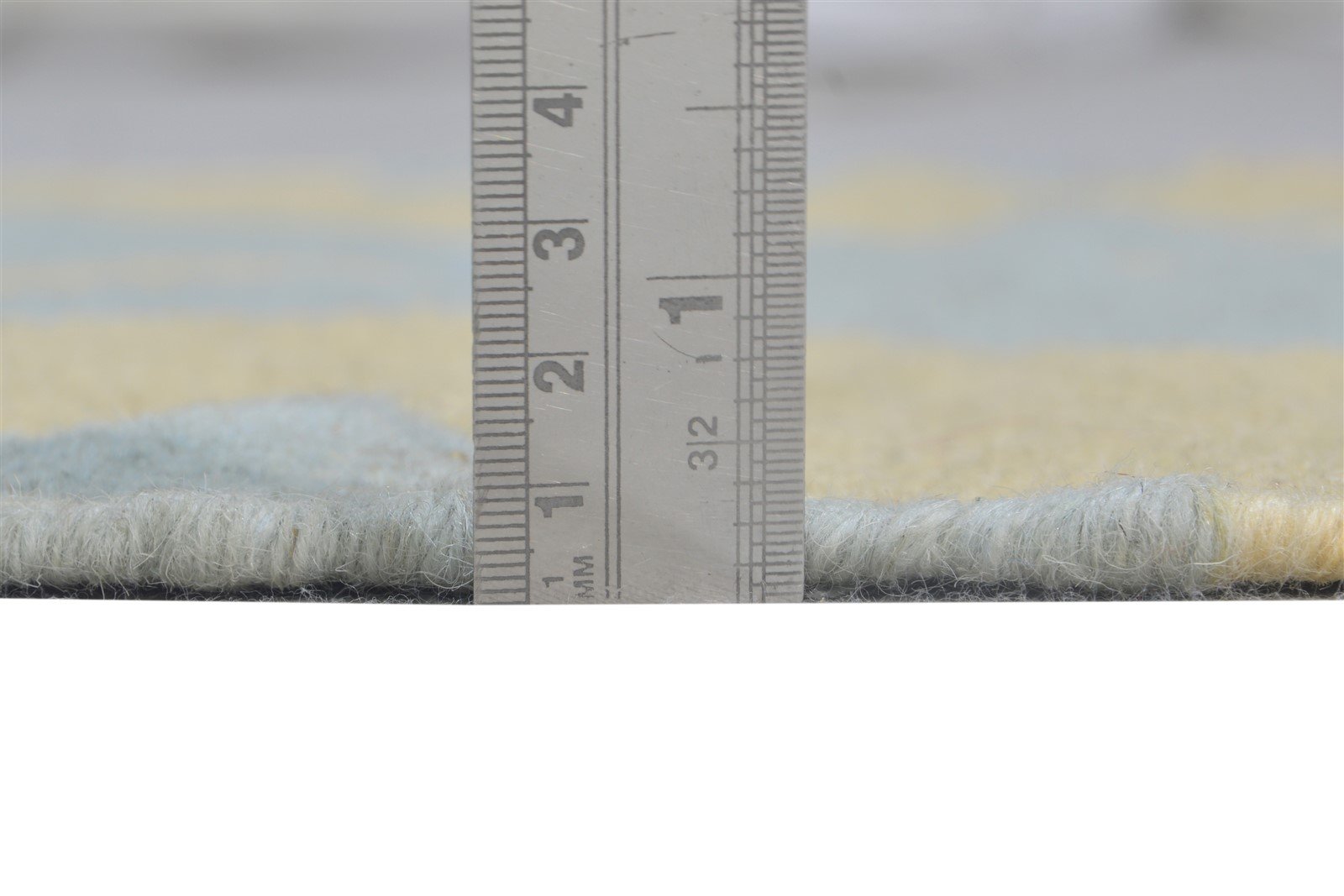 Dhurrie Beige Wool Rug 2'6 X 8' Modern Moroccan Diamond Small Runner 7864670421141
