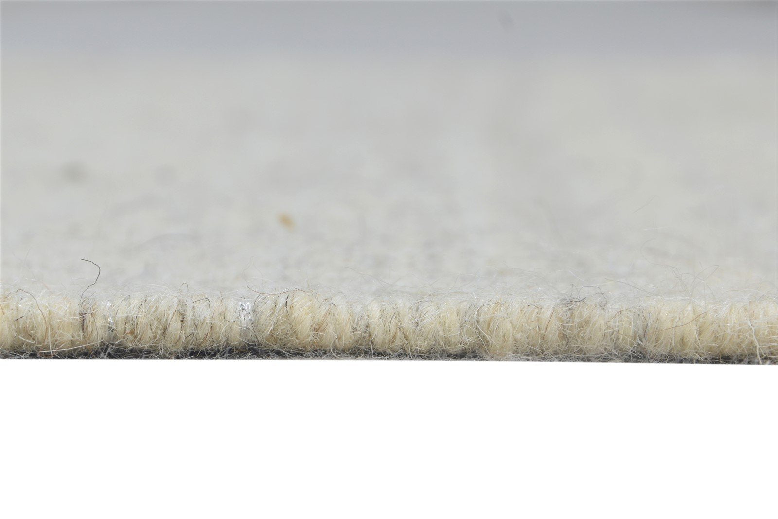 Dhurrie Beige Wool Rug 3' X 5' Modern Scandinavian Solid Small Carpet 7864671928469