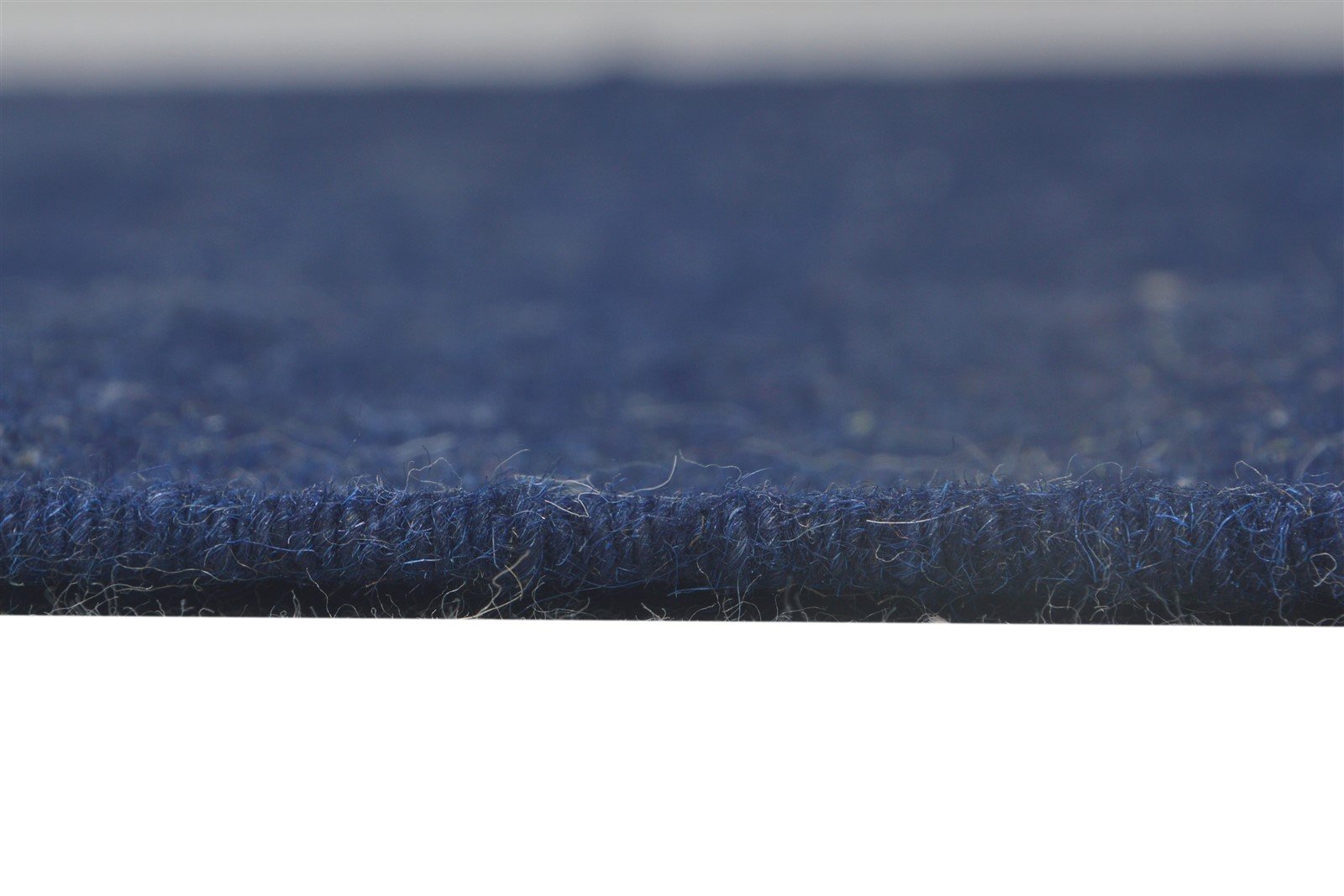 Vivian Dhurrie Blue Wool Rug 4' X 6' Modern Scandinavian Solid 7864674451605