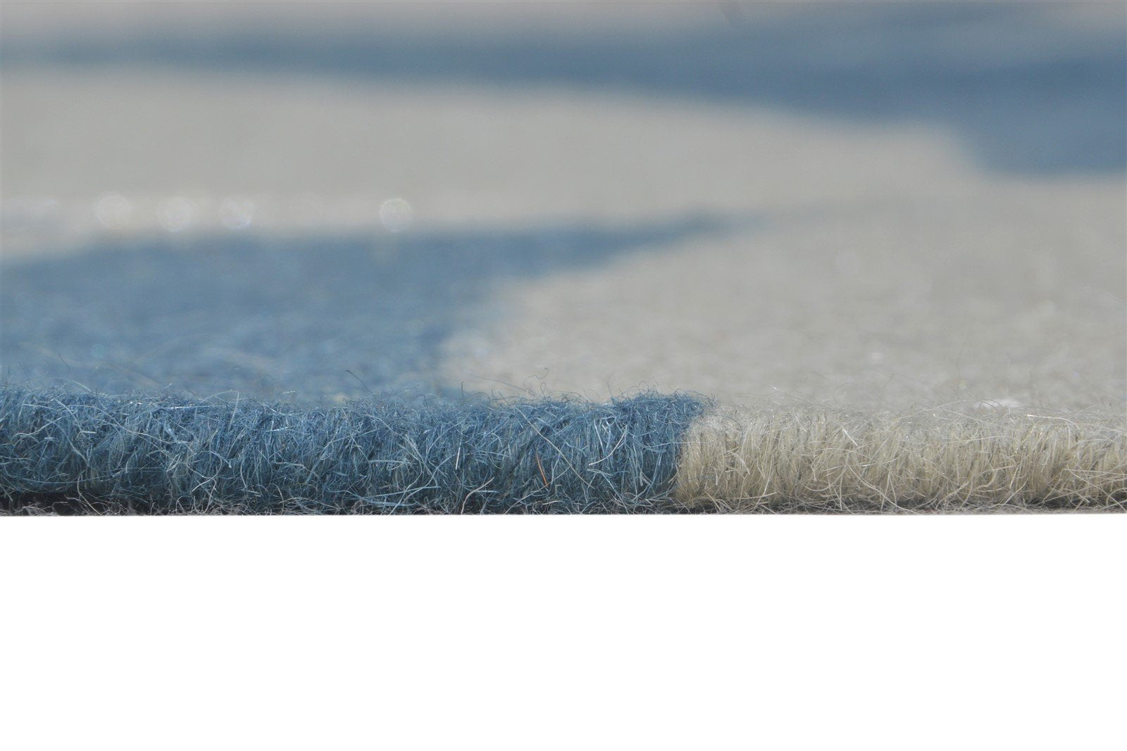 Dhurrie Blue Wool Rug 5' X 5' Transitional European Floral Room Size Carpet 7865142706325