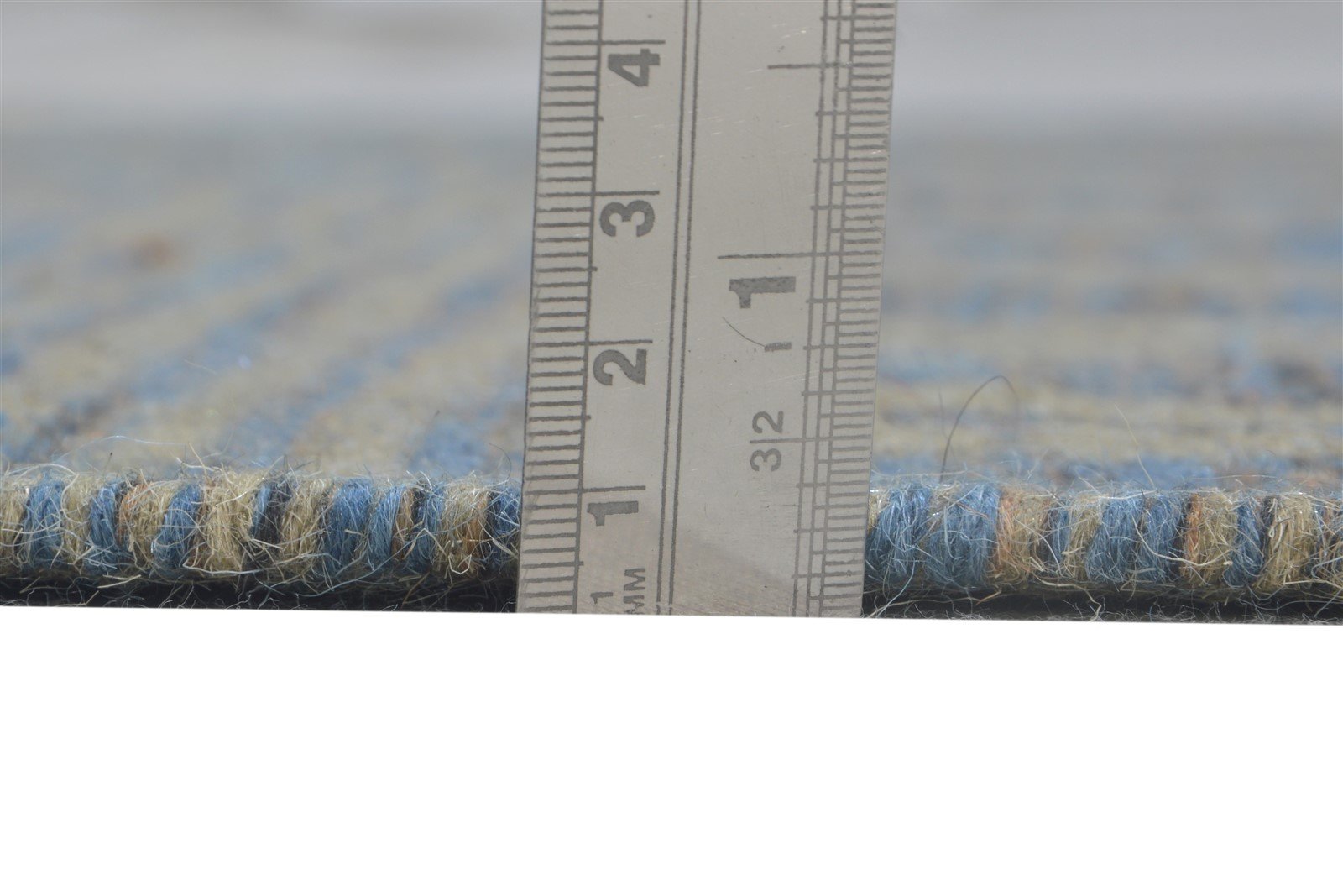 Dhurrie Brown Wool Rug 3' X 5' Modern Scandinavian Geometric Small Carpet 7864669995157
