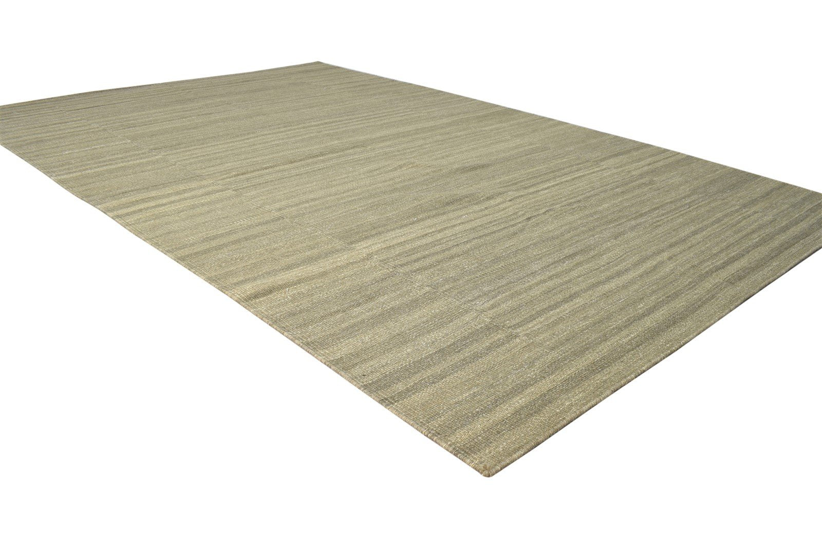 Dhurrie Brown Wool Rug 5' X 8' Modern Scandinavian Solid Room Size Carpet 7865192677525