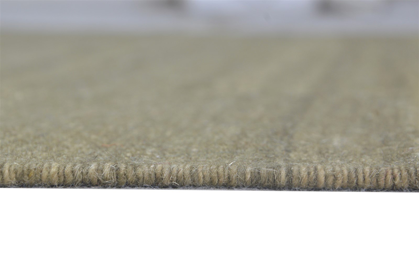 Dhurrie Brown Wool Rug 5' X 8' Modern Scandinavian Solid Room Size Carpet 7865192677525