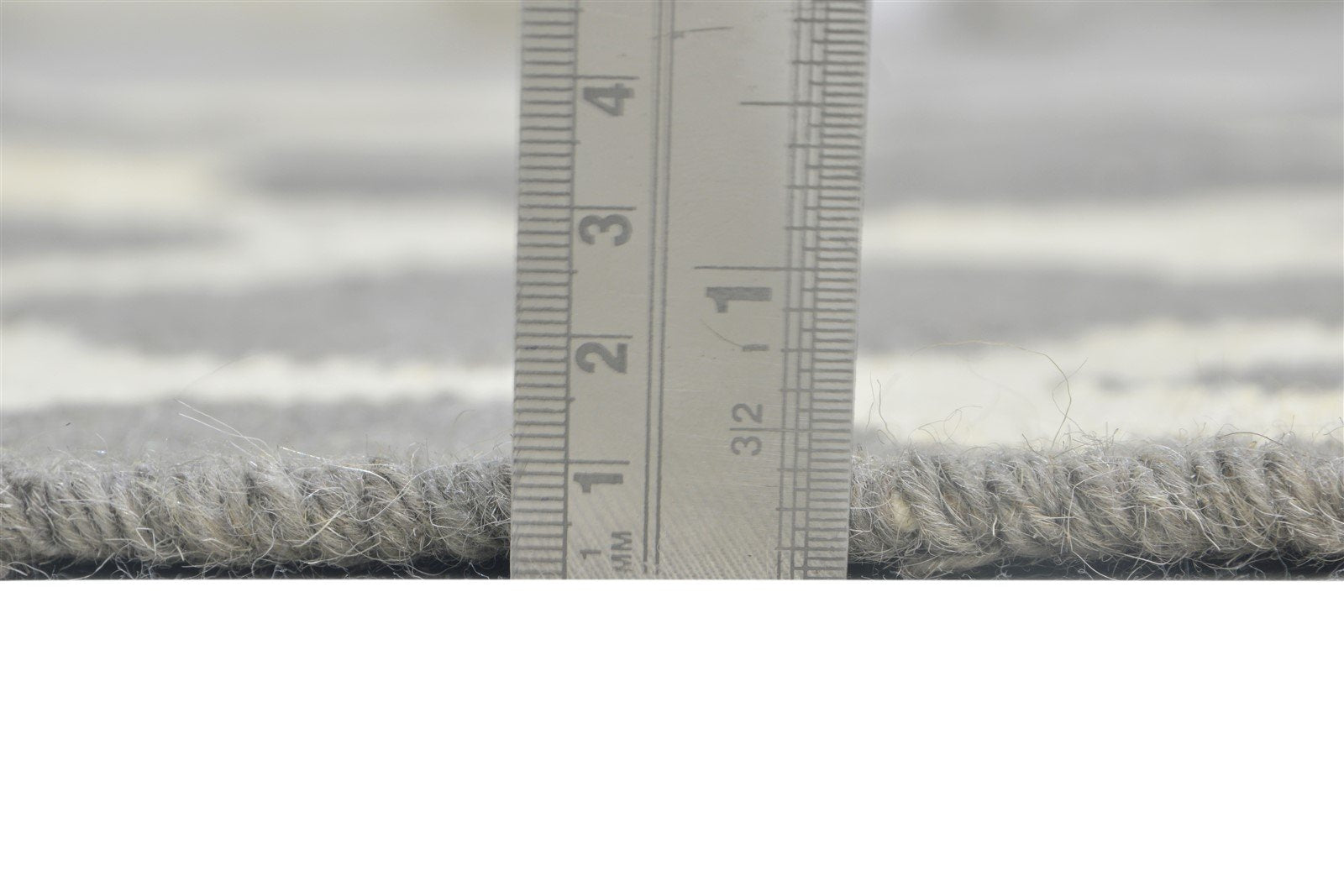 Dhurrie Dark Grey Wool Rug 4' X 6' Modern Moroccan Trellis Room Size Carpet 7864391139477