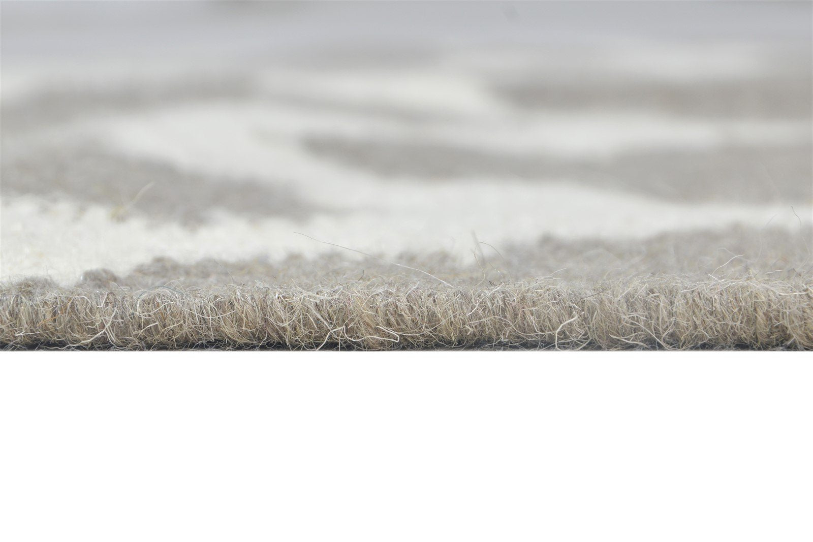 Dhurrie Grey Wool Rug 3' X 5' Modern Moroccan Trellis Room Size Carpet 7864385831061