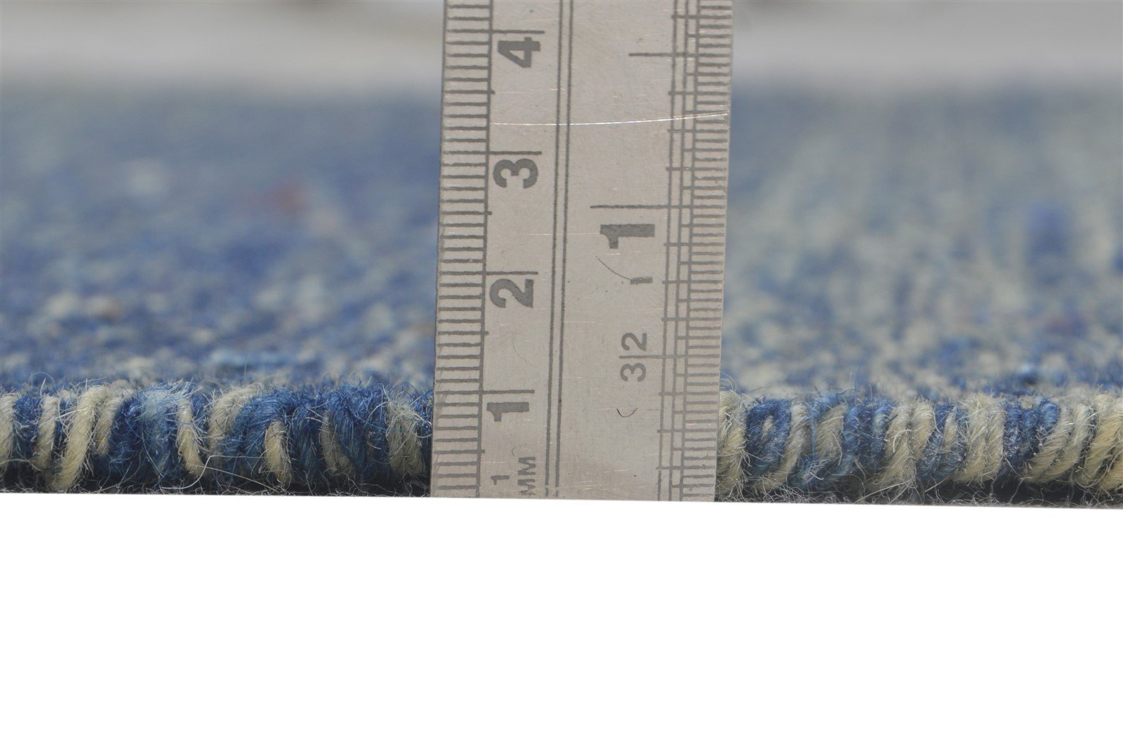 Dhurrie Grey Wool Rug 3' X 5' Modern Scandinavian Striped Room Size Carpet 7865169510549