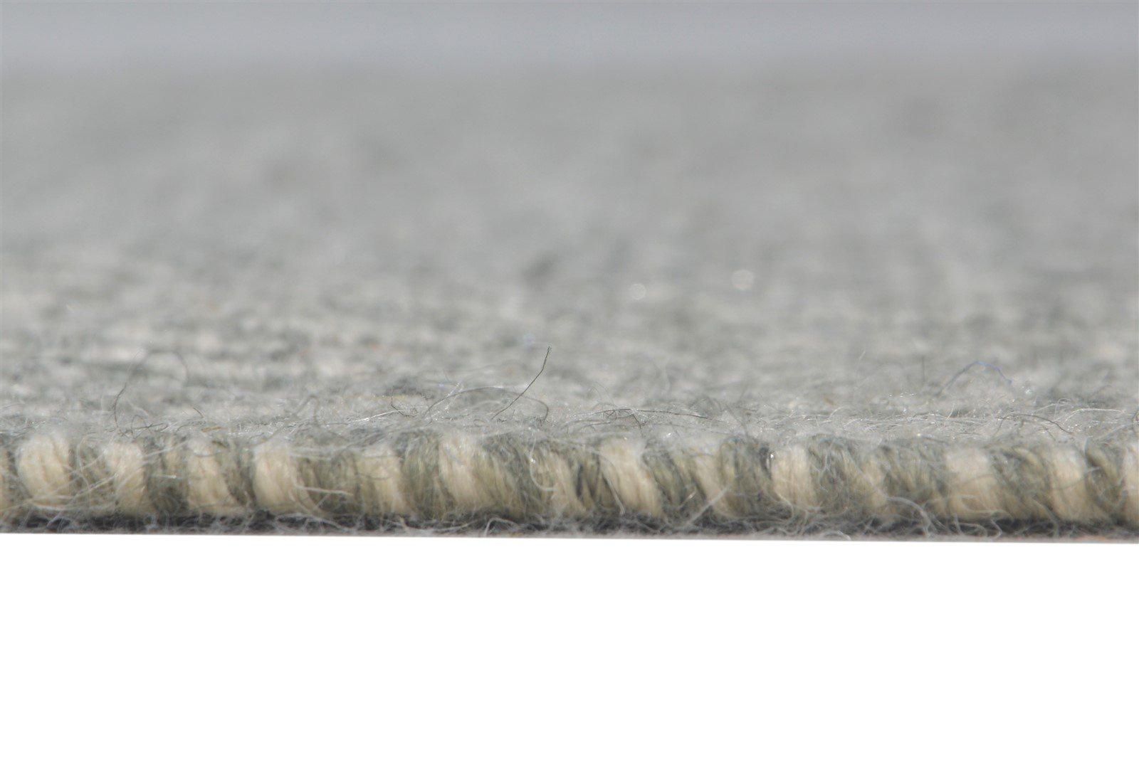 Dhurrie Grey Wool Rug 3' X 8' Modern Scandinavian Nordic Small Runner 7865197658261
