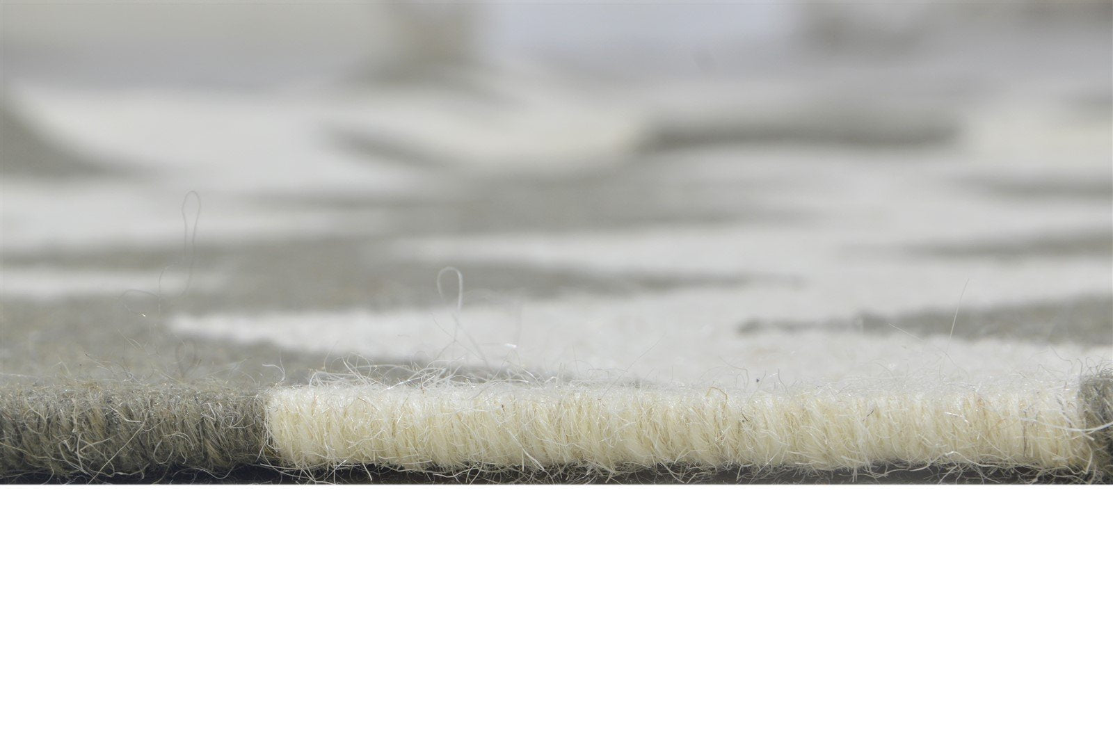 Dhurrie Grey Wool Rug 5' X 8' Modern Scandinavian Chevron Room Size Carpet 7864355324053