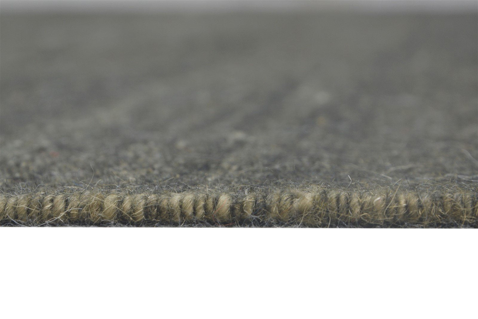Dhurrie Grey Wool Rug 6' X 8' Modern Scandinavian Abstract Room Size Carpet 7865195036821