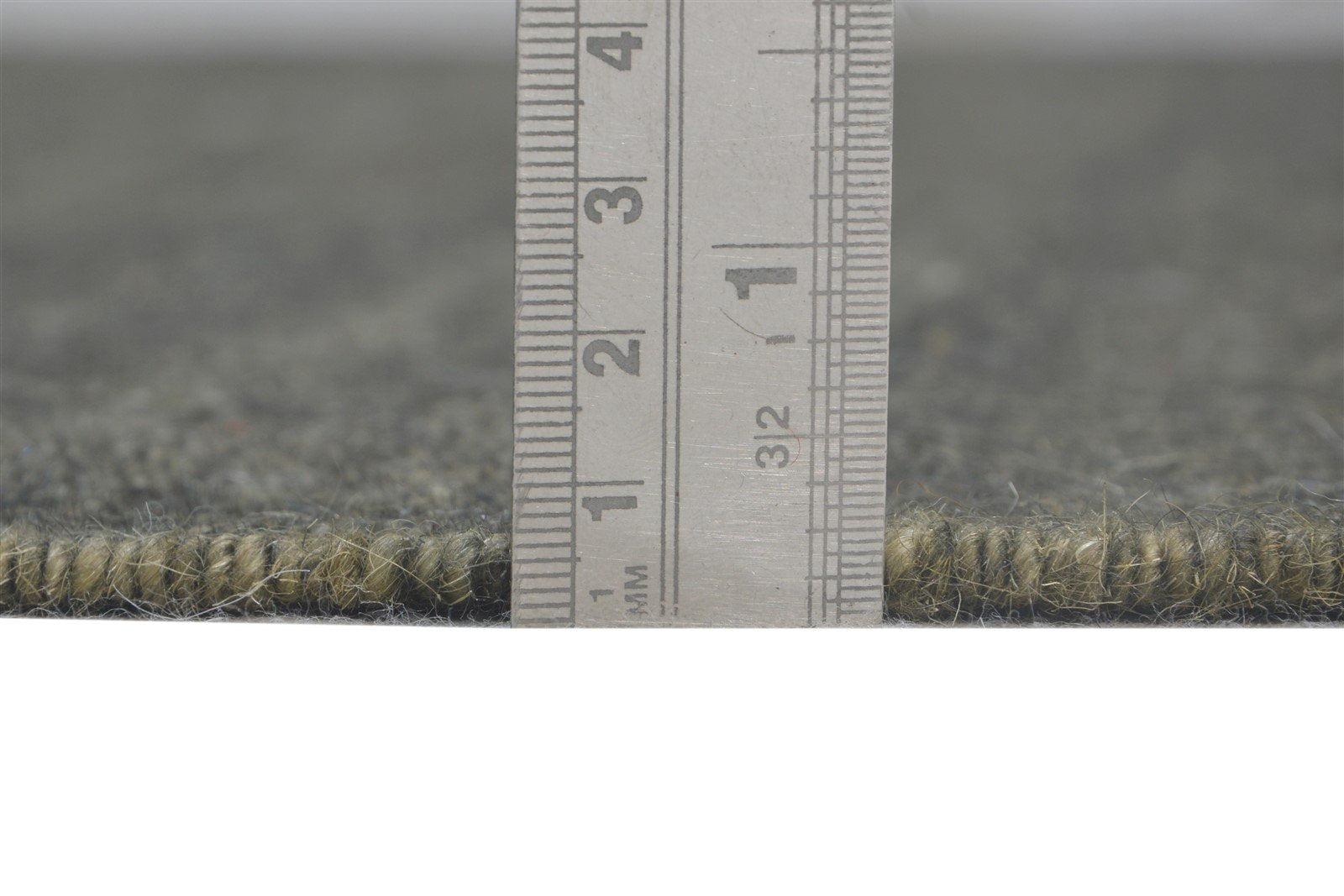 Dhurrie Grey Wool Rug 6' X 8' Modern Scandinavian Abstract Room Size Carpet 7865195036821