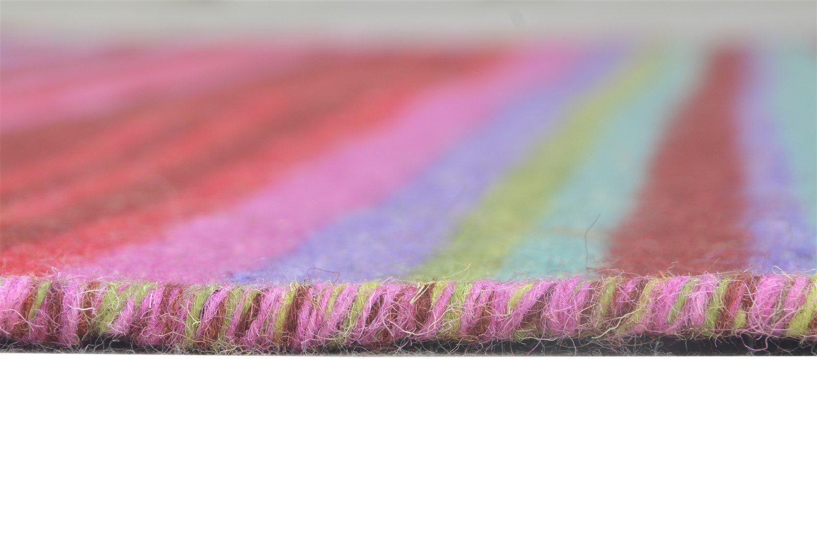 Dhurrie Multi Color Wool Rug 4X6 Southwestern American Tribal Room Size Carpet 7865001345173