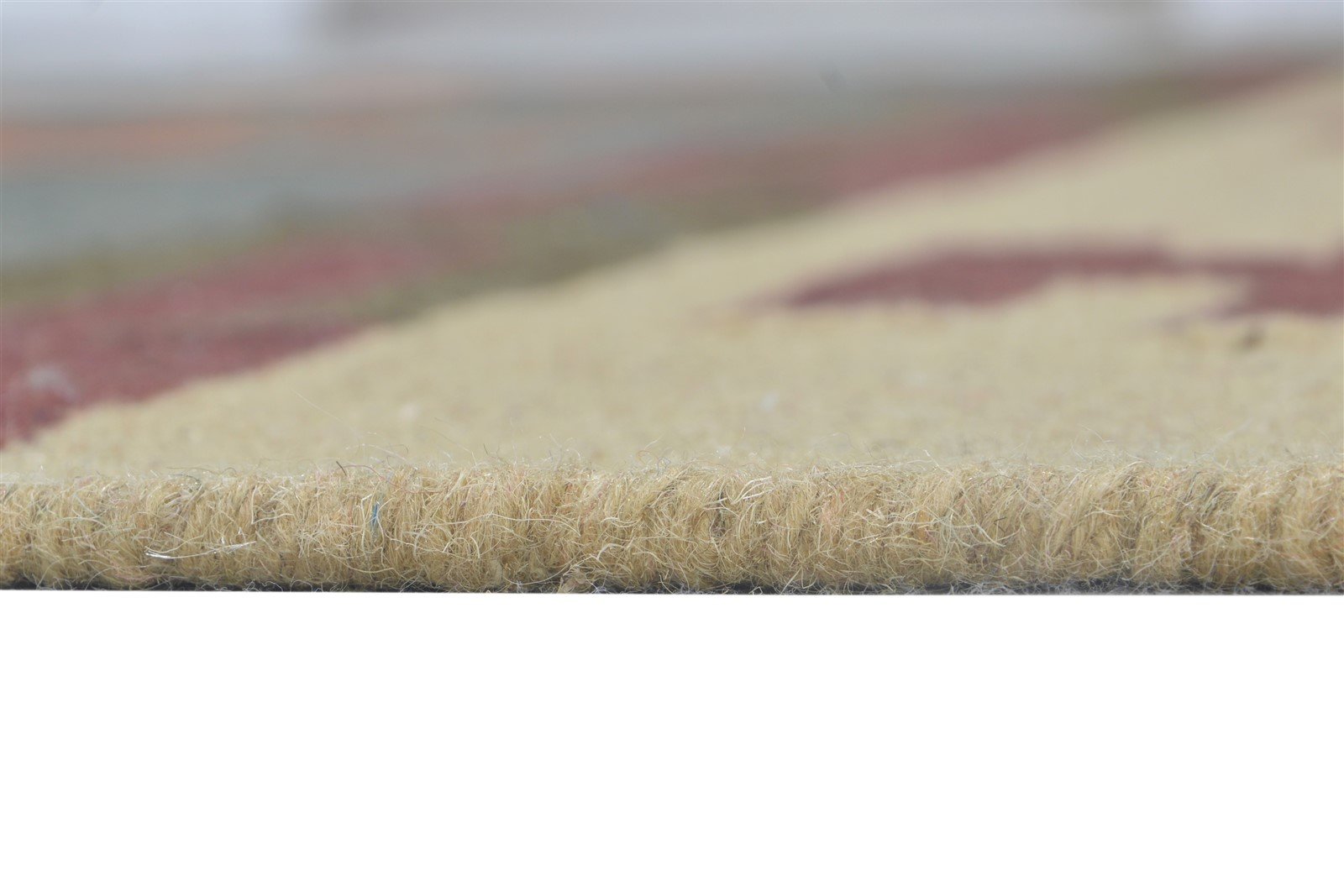 Dhurrie Wine Wool Rug 6' X 8' Southwestern American Tribal Room Size Carpet 7865049186453