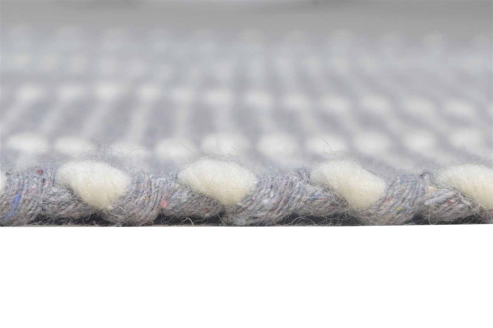 Dorena 3X4 Rug New Zealand Wool Grey Modern Hand Woven Scandinavian Geometric 7865178554517
