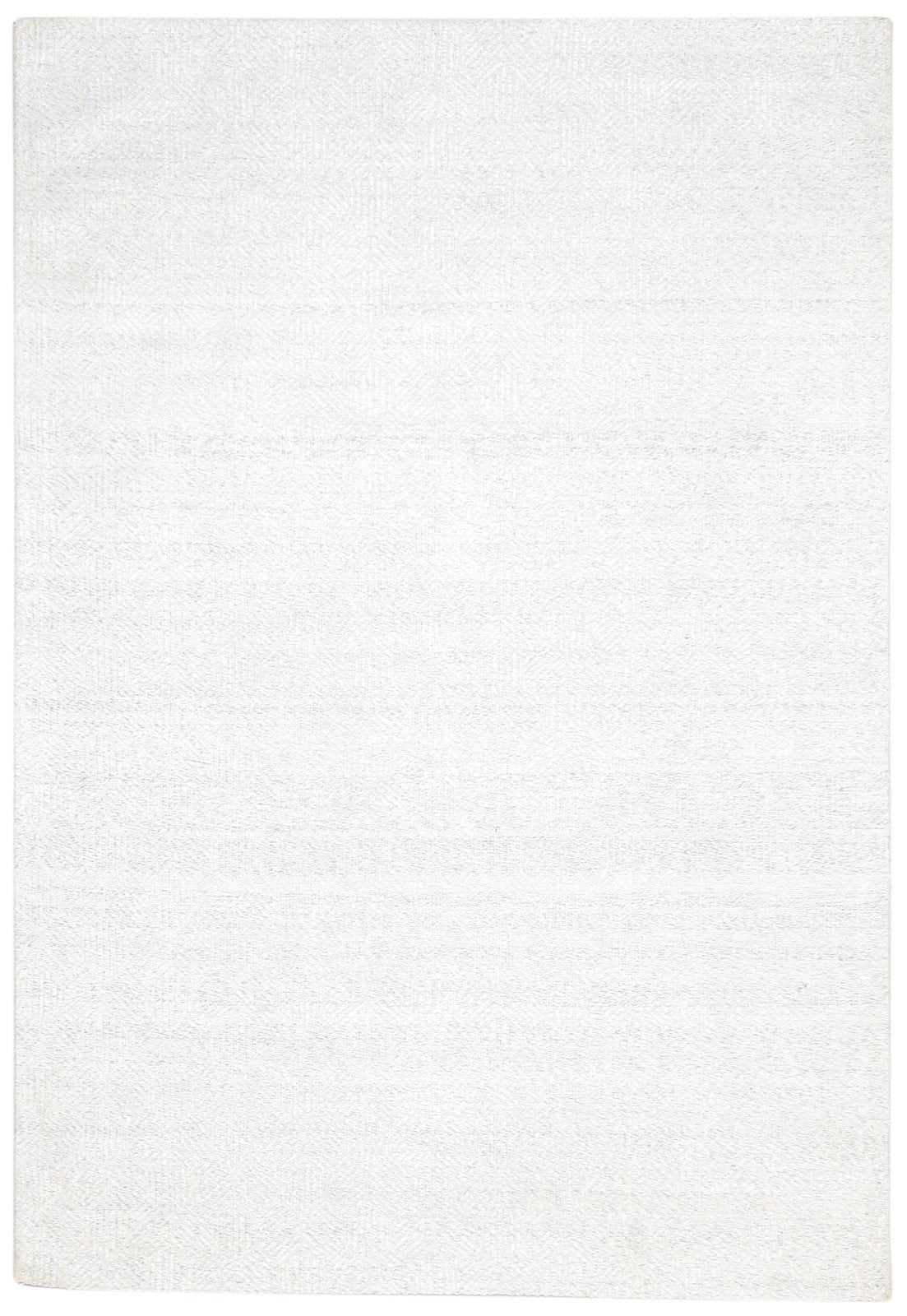 Eada 5' X 8' Rug Wool Silver Modern Dhurrie Scandinavian Geometric   7864476926101