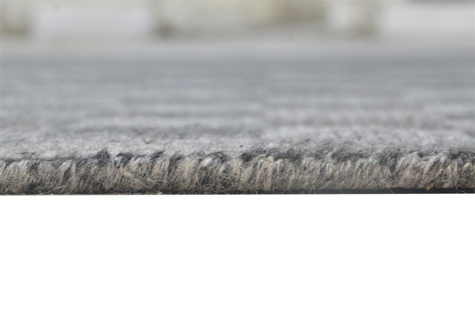 Eolanda 5X8 Rug Wool / Silk Charcoal Modern Handloom Scandinavian Geometric 7864163565717