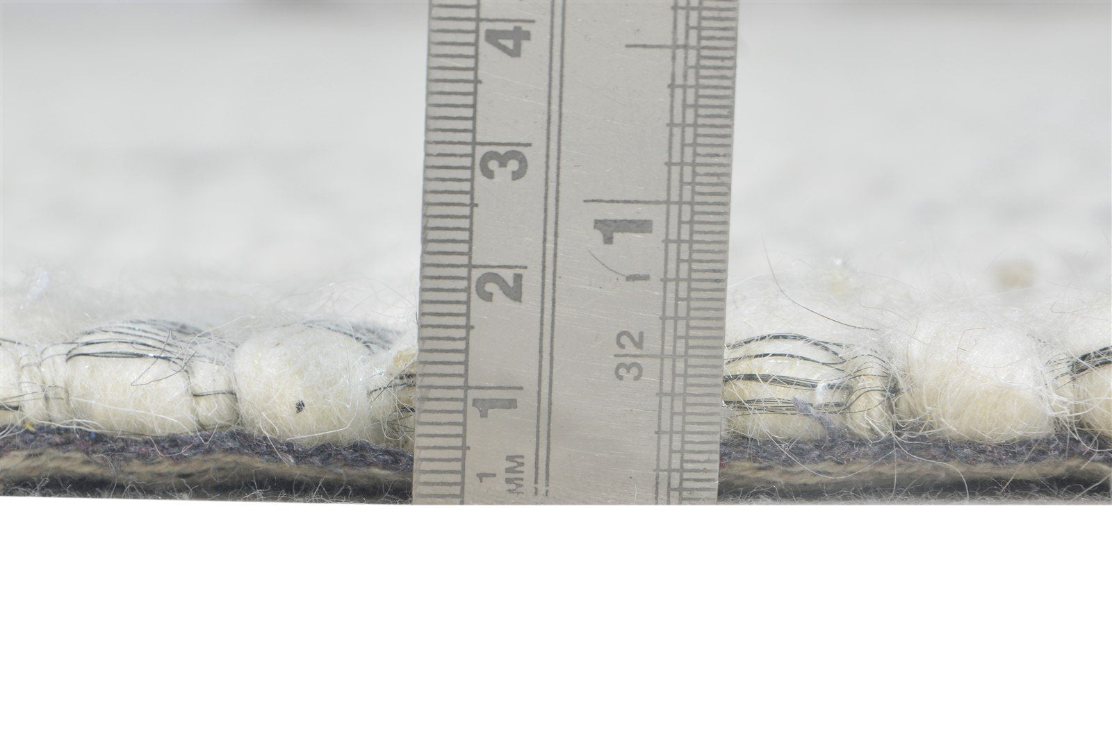 Ertha Cream Wool Rug 5' X 8' Modern Hand Woven Scandinavian Nordic   7864584732821