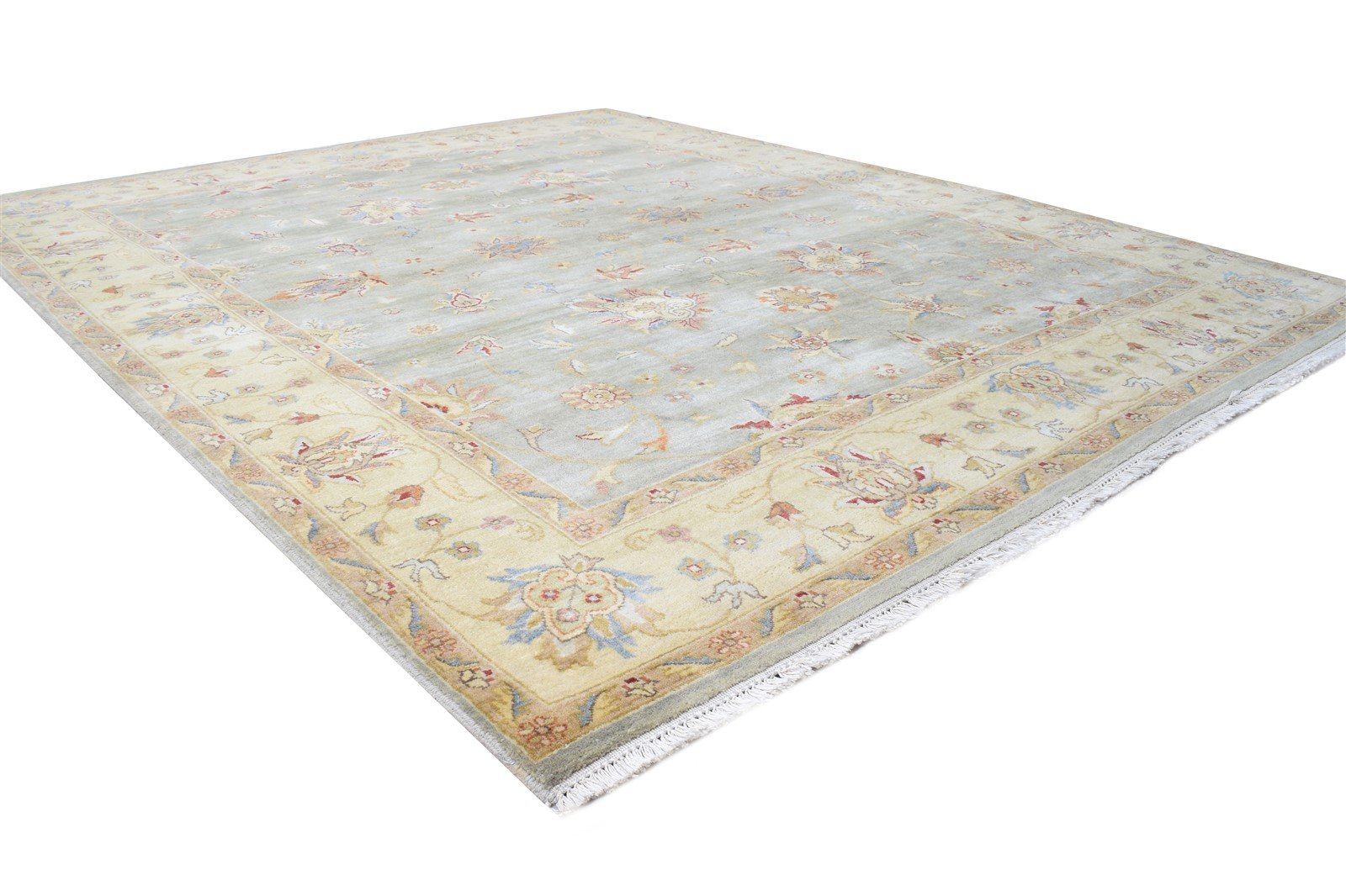 Evangeline 6' X 8' Rug Wool Grey Persian Hand Knotted Oushak Oriental 7864603017365
