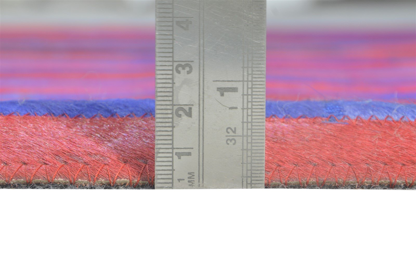 Flatweave Red Leather Rug 4' X 6' Modern Bohemian Abstract Room Size Carpet 7864583094421