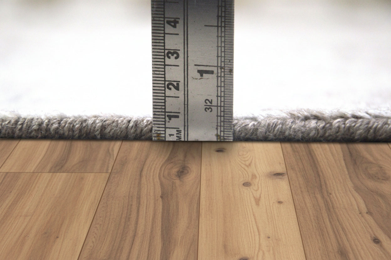 Foxen Abstract Handmade Loom Knotted Brown Gray Luxury Silk Like Viscose Wool Rug 9015874322581