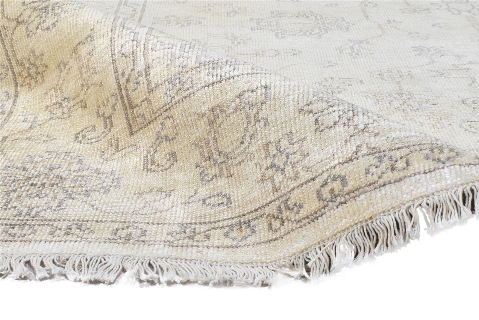 Geralda 6' X 8' Rug Silk Sage Persian Hand Knotted Kashan Oriental   7864801591445