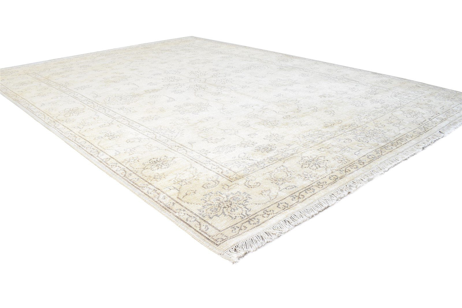 Geralda 6' X 8' Rug Silk Sage Persian Hand Knotted Kashan Oriental   7864801591445