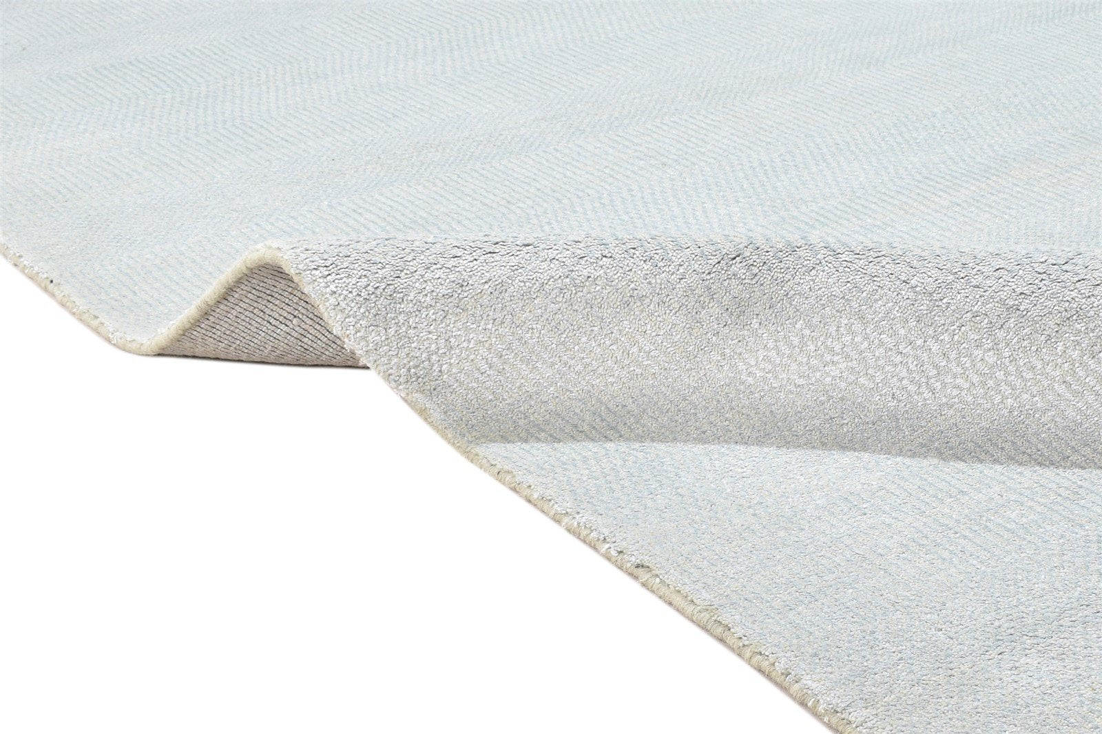 Gerhardine 5X7 Rug Wool / Silk Silver Modern Handloom Moroccan Grass Trellis 7864151867541