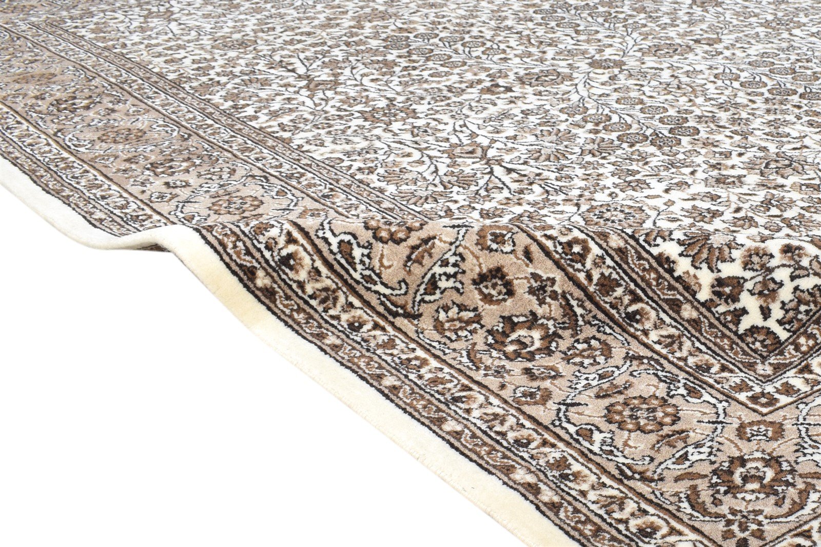 Gert Wool Cream Rug 5' X 8' Persien Hand Knotted Kashan Oriental 7865128779925