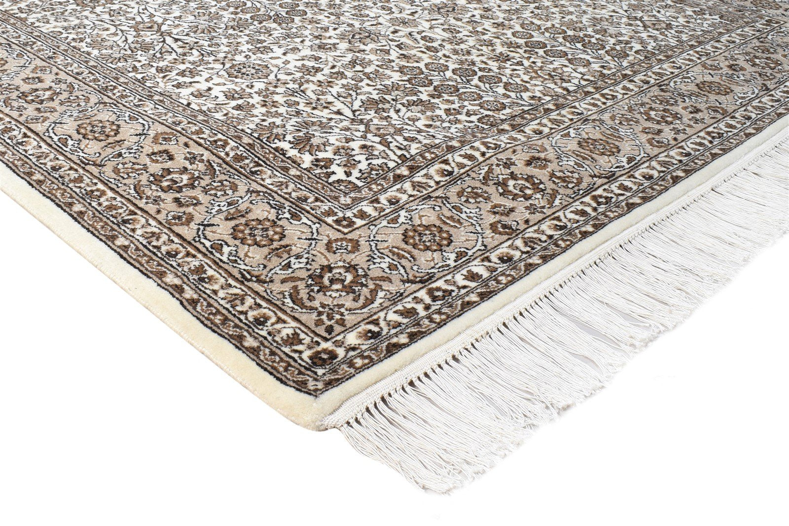 Gert Wool Cream Rug 5' X 8' Persien Hand Knotted Kashan Oriental 7865128779925