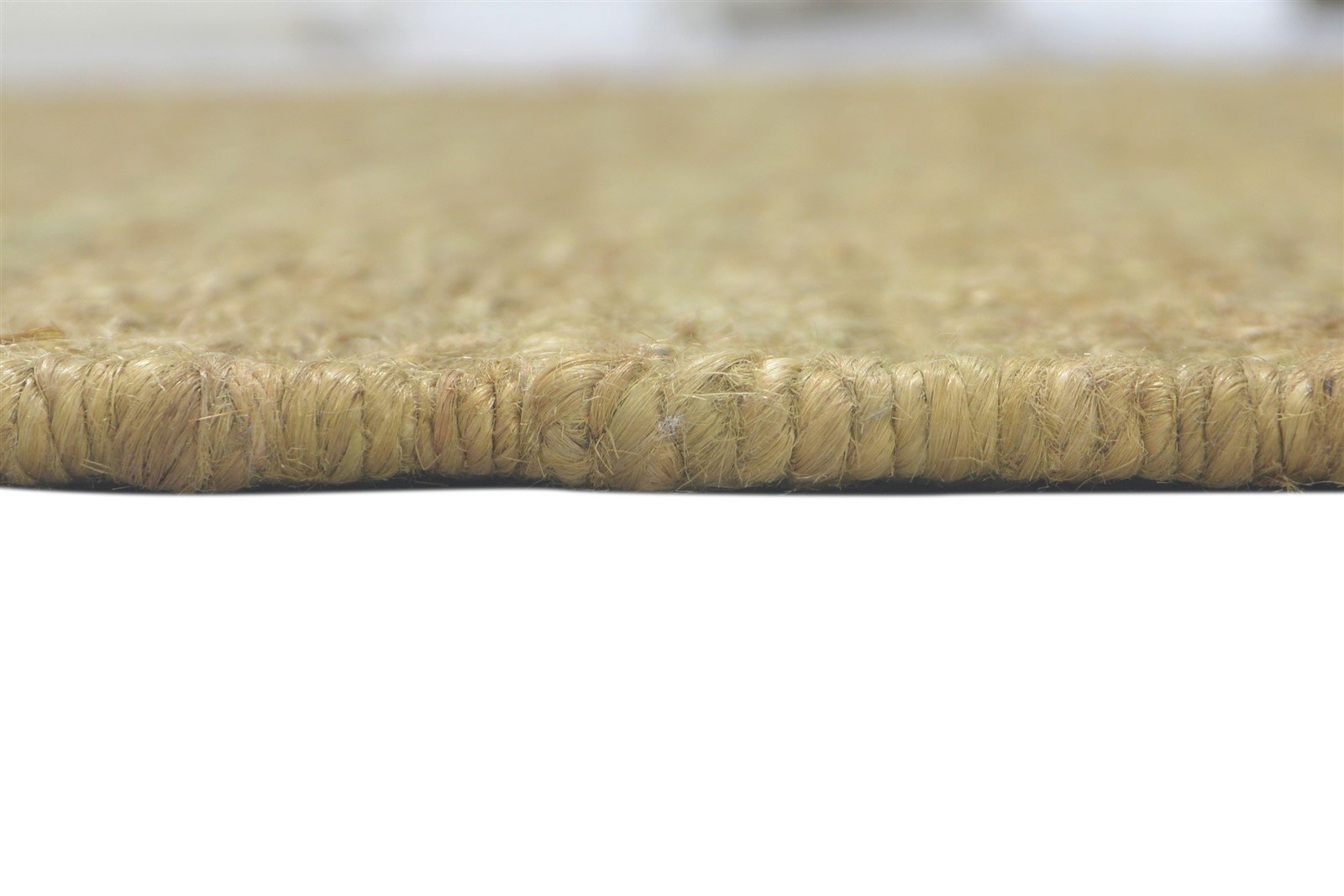Gold Jute Rug 5' X 8' Modern Hand Knotted Scandinavian Solid Room Size Carpet 7860699136149