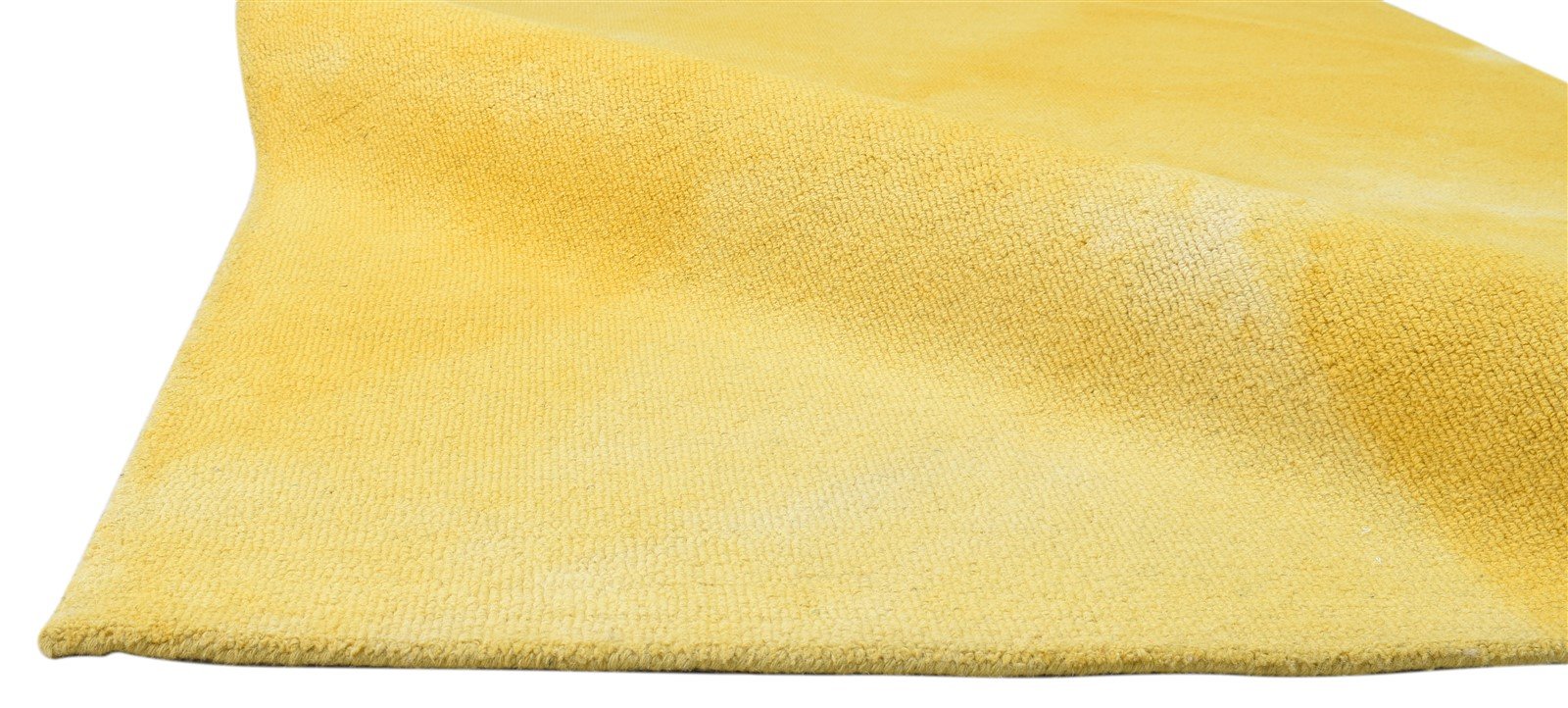 Gold Wool Rug 5' X 8' Modern Hand Tufted Shibori Tie Dye Room Size Carpet 7860686454933