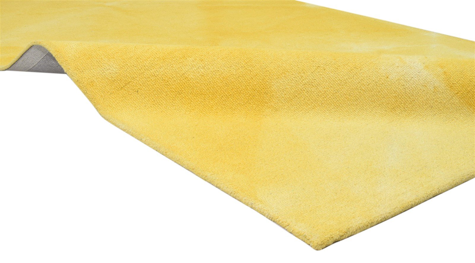 Gold Wool Rug 5' X 8' Modern Hand Tufted Shibori Tie Dye Room Size Carpet 7860686454933