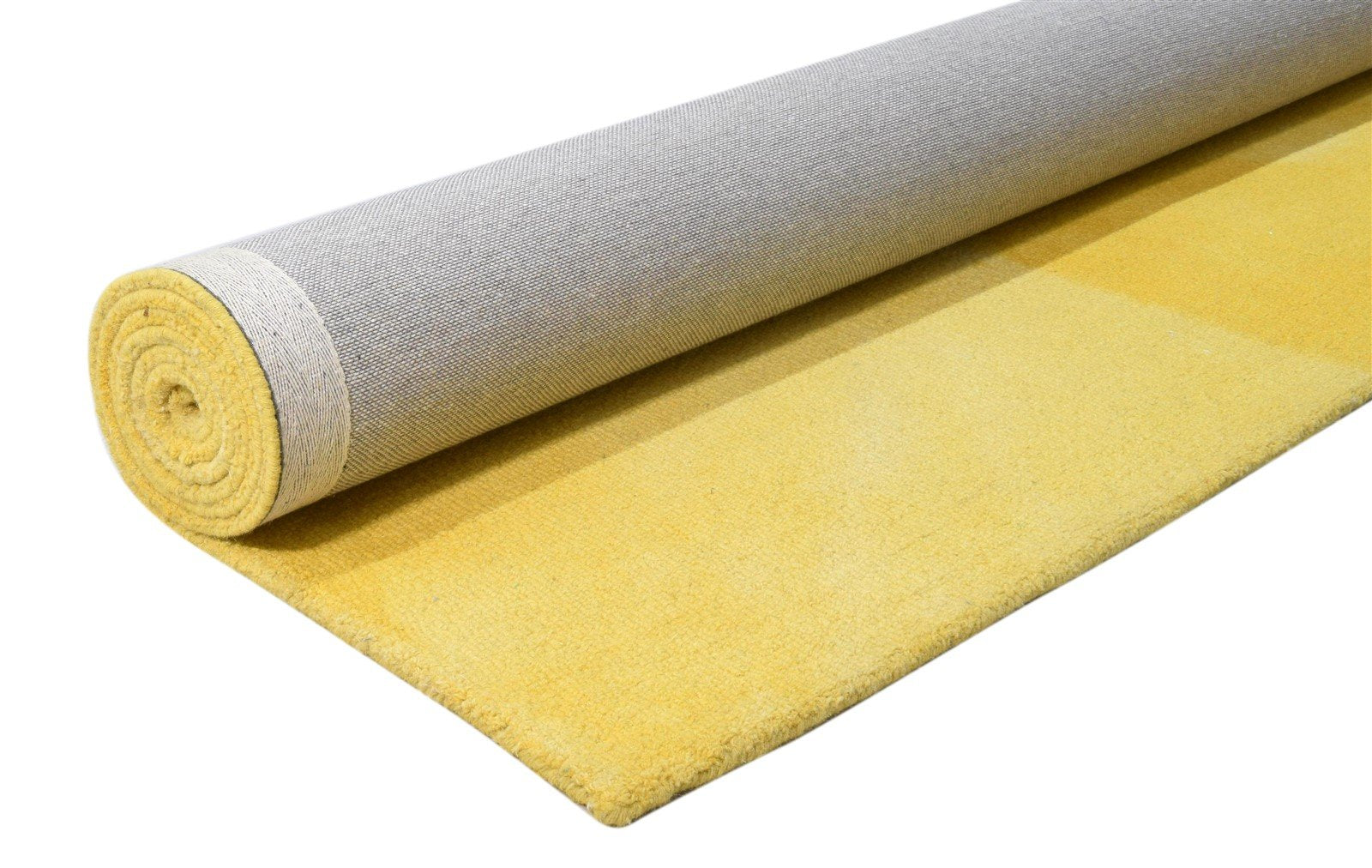 Gold Wool Rug 5' X 8' Modern Hand Tufted Shibori Tie Dye Room Size Carpet 7860686454933