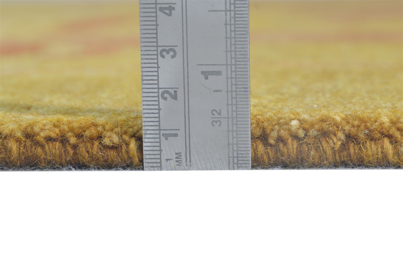 Gold Wool / Silk Rug 6' X 9' Modern Hand Knotted French Floral Room Size Carpet 7865094176917