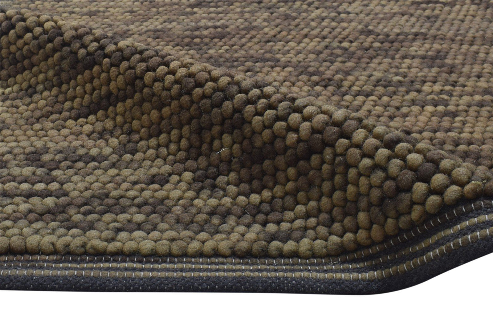 Green Silk Rug 8' X 11' Modern Hand Woven Scandinavian Solid Large Carpet 7864934498453