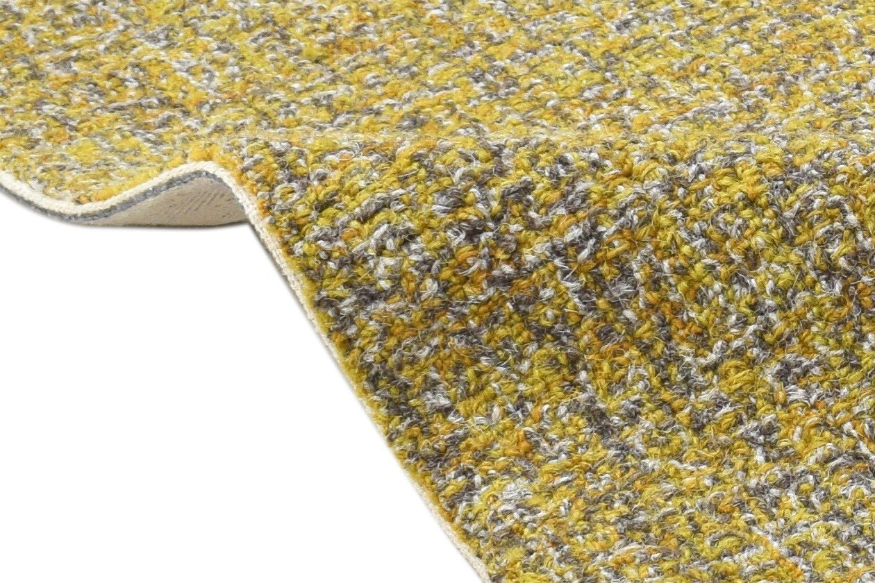 Green Wool Rug 2' X 3' Modern Hand Tufted Scandinavian Solid Small Carpet 7864135549077