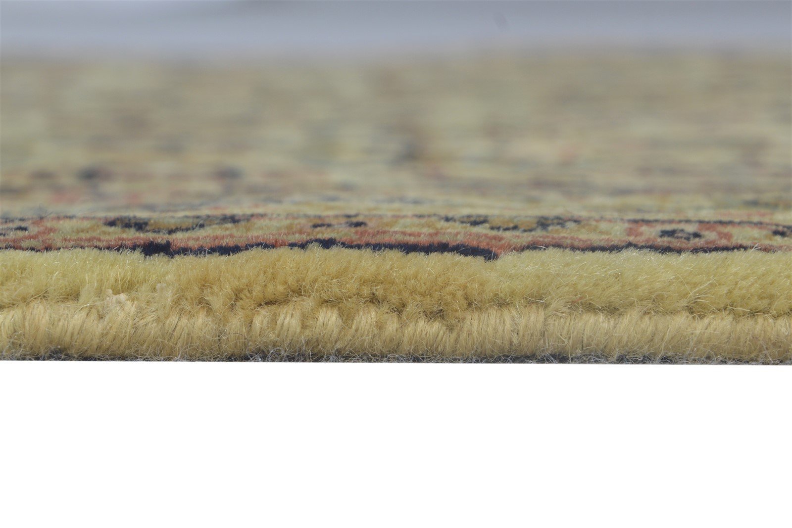 Green Wool Rug 3' X 5' Persian Hand Knotted Bijar Oriental Small Carpet 7864647516309