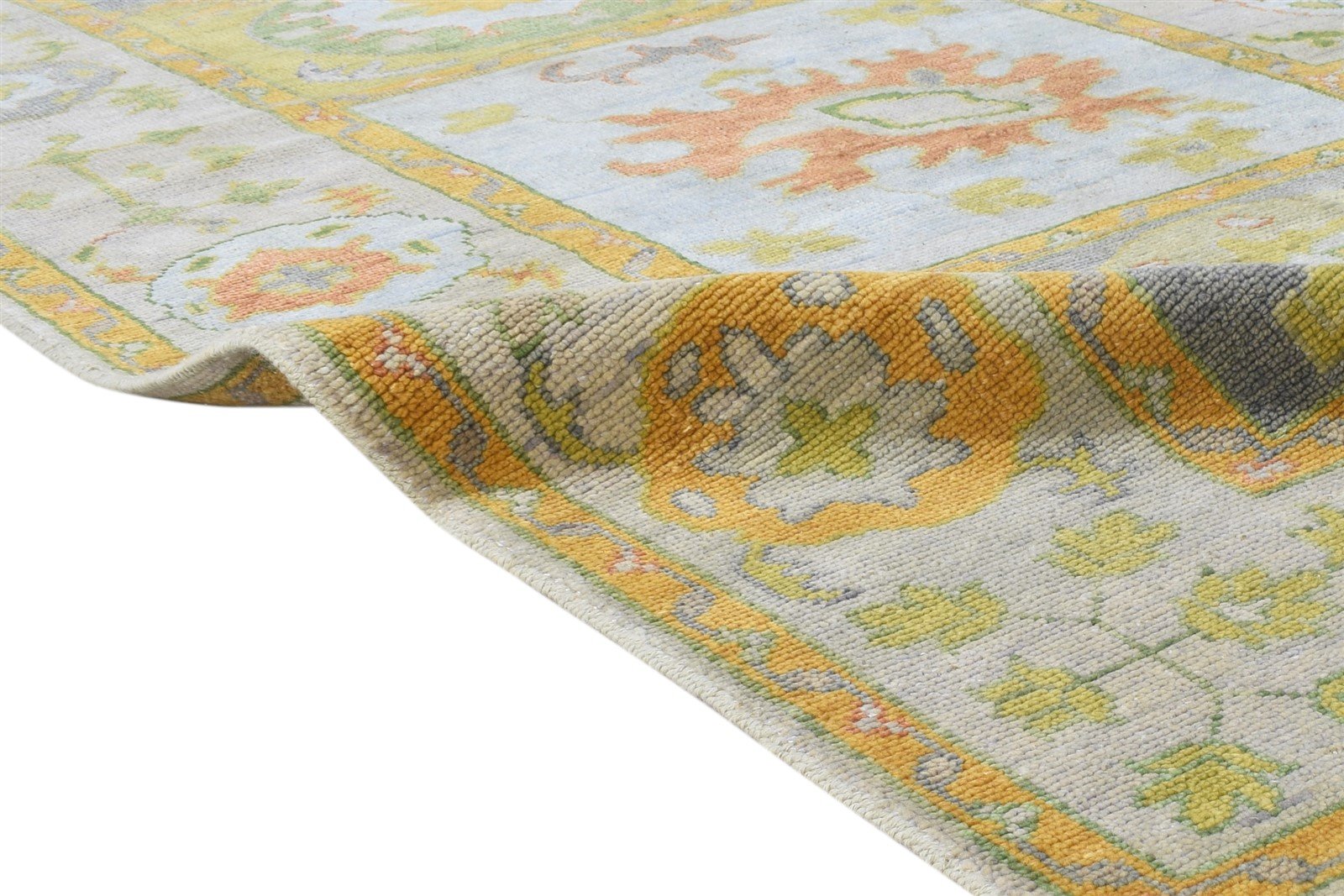 Green Wool Rug 8' X 10' Persian Hand Knotted Bakhtiari Oriental Large Carpet 7864624840853