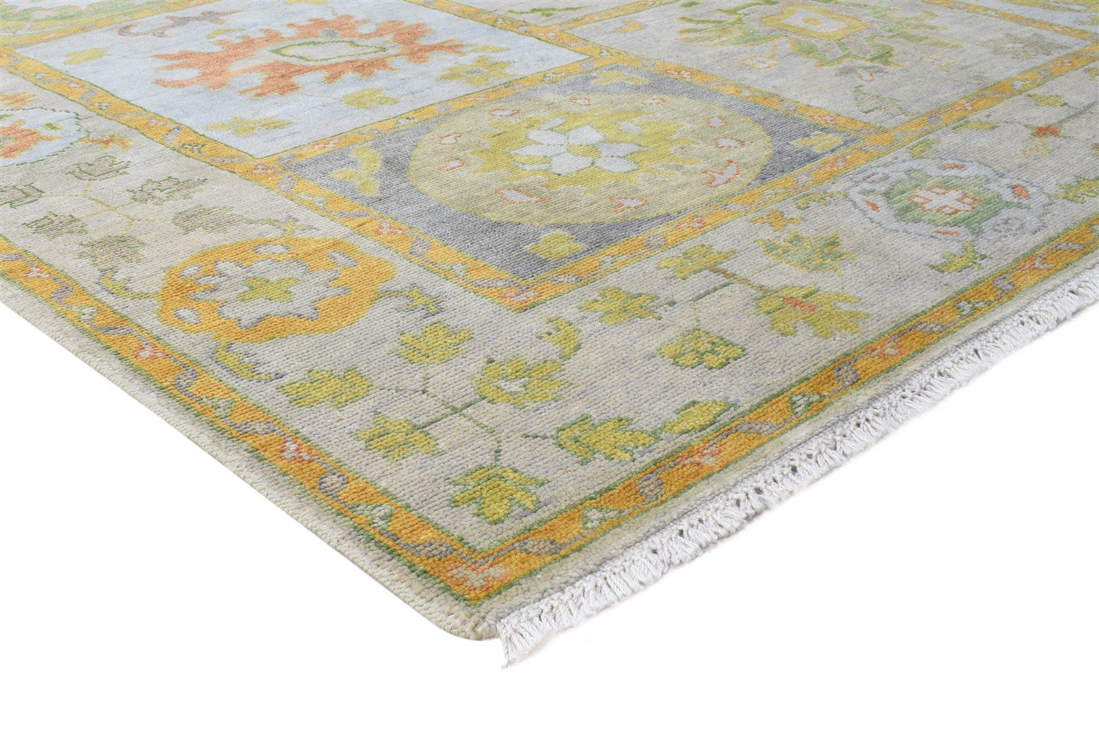 Green Wool Rug 8' X 10' Persian Hand Knotted Bakhtiari Oriental Large Carpet 7864624840853