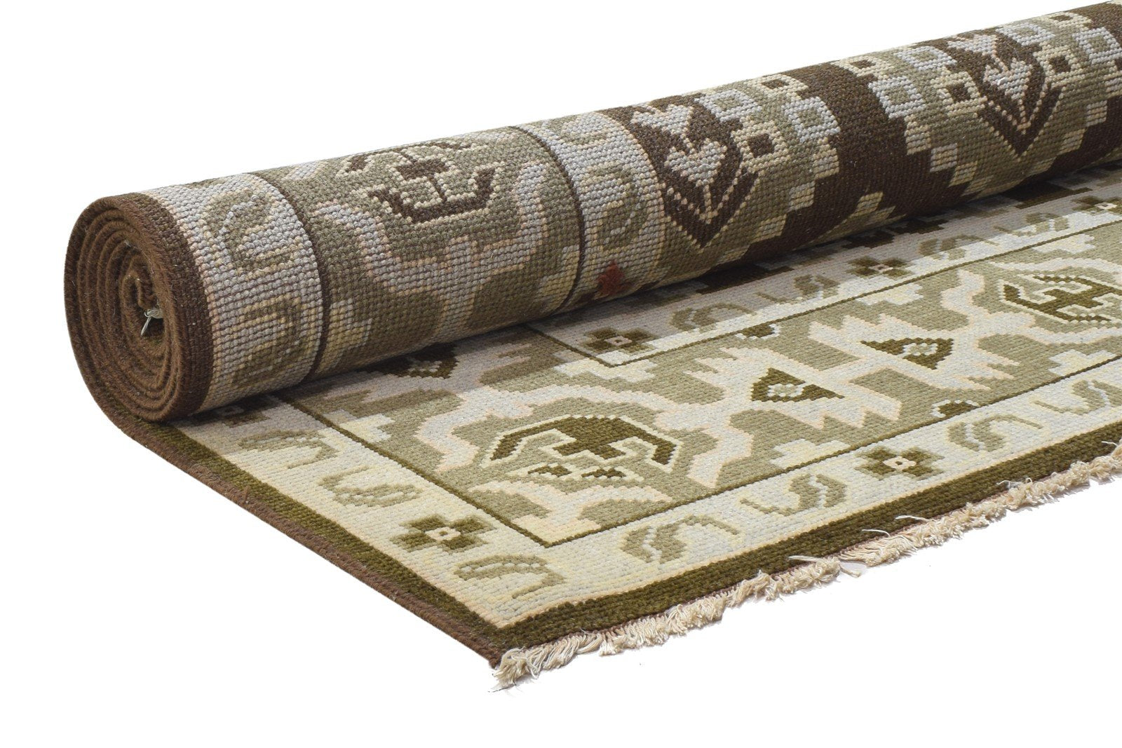 Green Wool Rug 8' X 10' Persian Hand Knotted Oriental Paisley Large Carpet 7864167039125