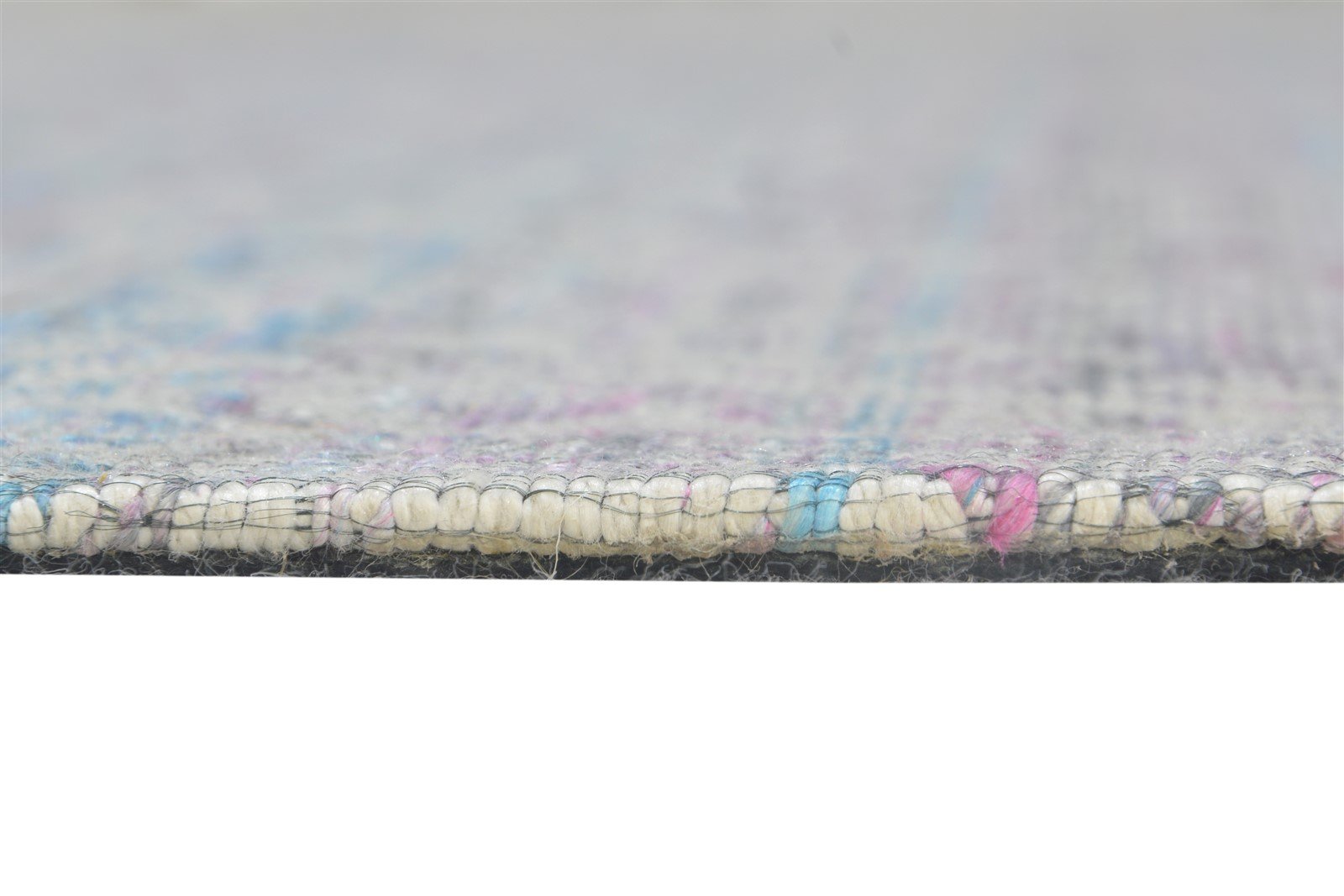 Grey Polyester Rug 5X8 Modern Jacquard Loom Scandinavian Nordic Room Size Carpet 7865007014037