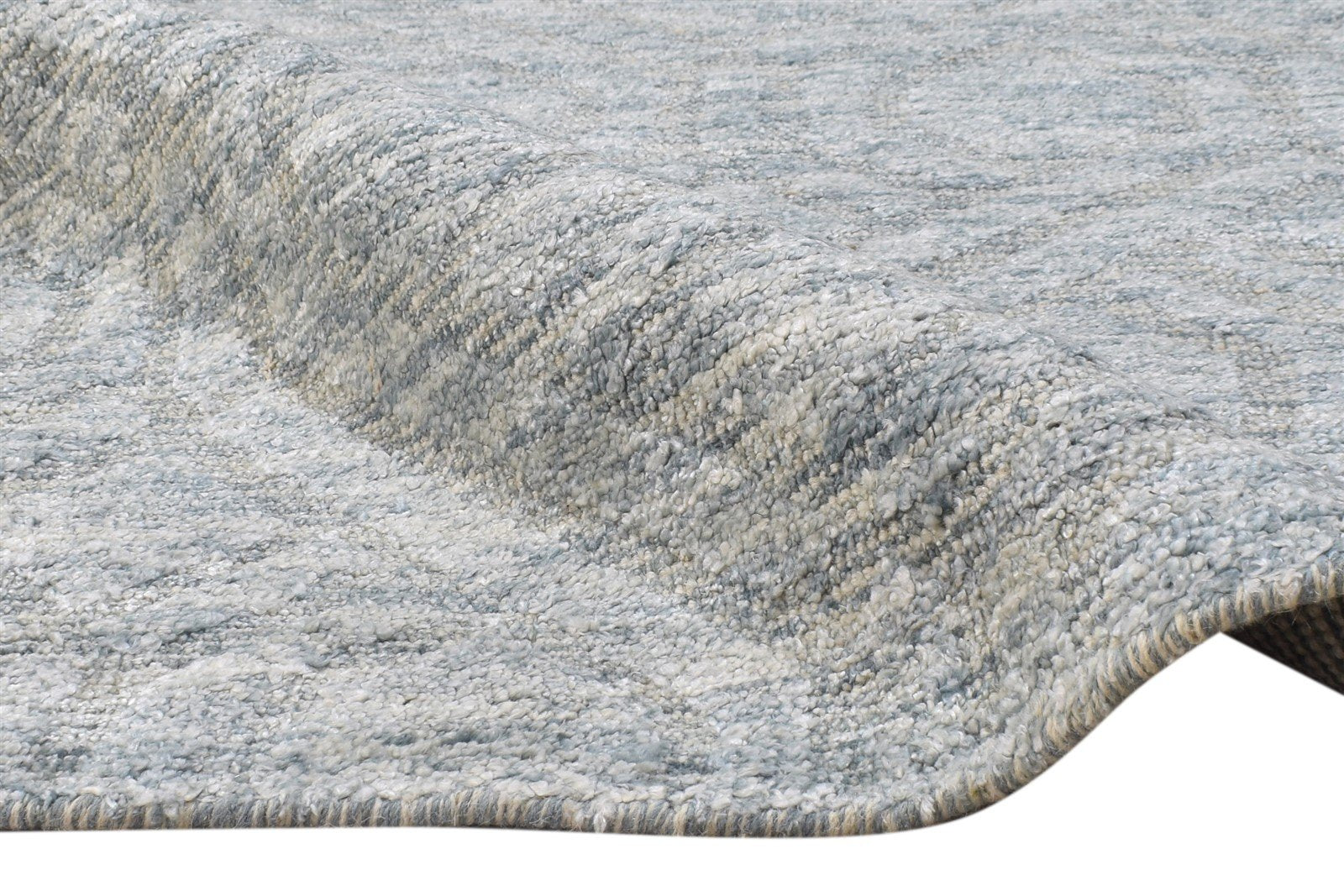 Grey Rayon From Bamboo Rug 8X10 Modern Hand Woven Scandinavian Trellis Large 7864494456981
