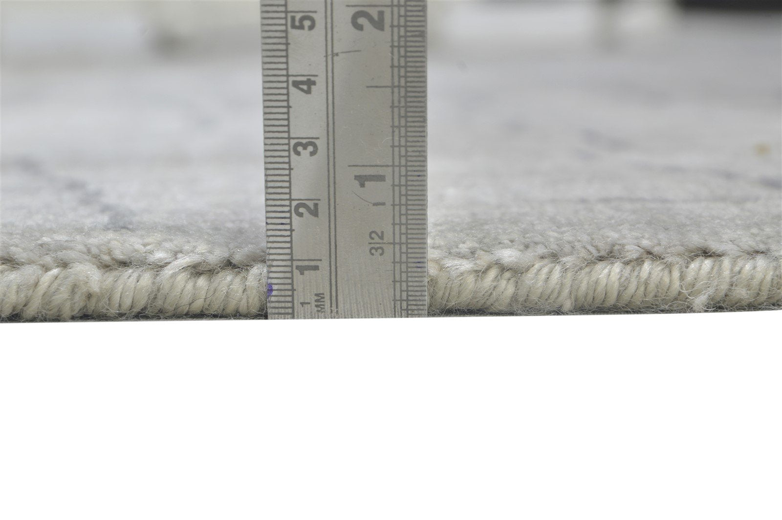 Grey Silk Rug 5' X 6' Modern Handloom Scandinavian Abstract Room Size Carpet 7864157831317